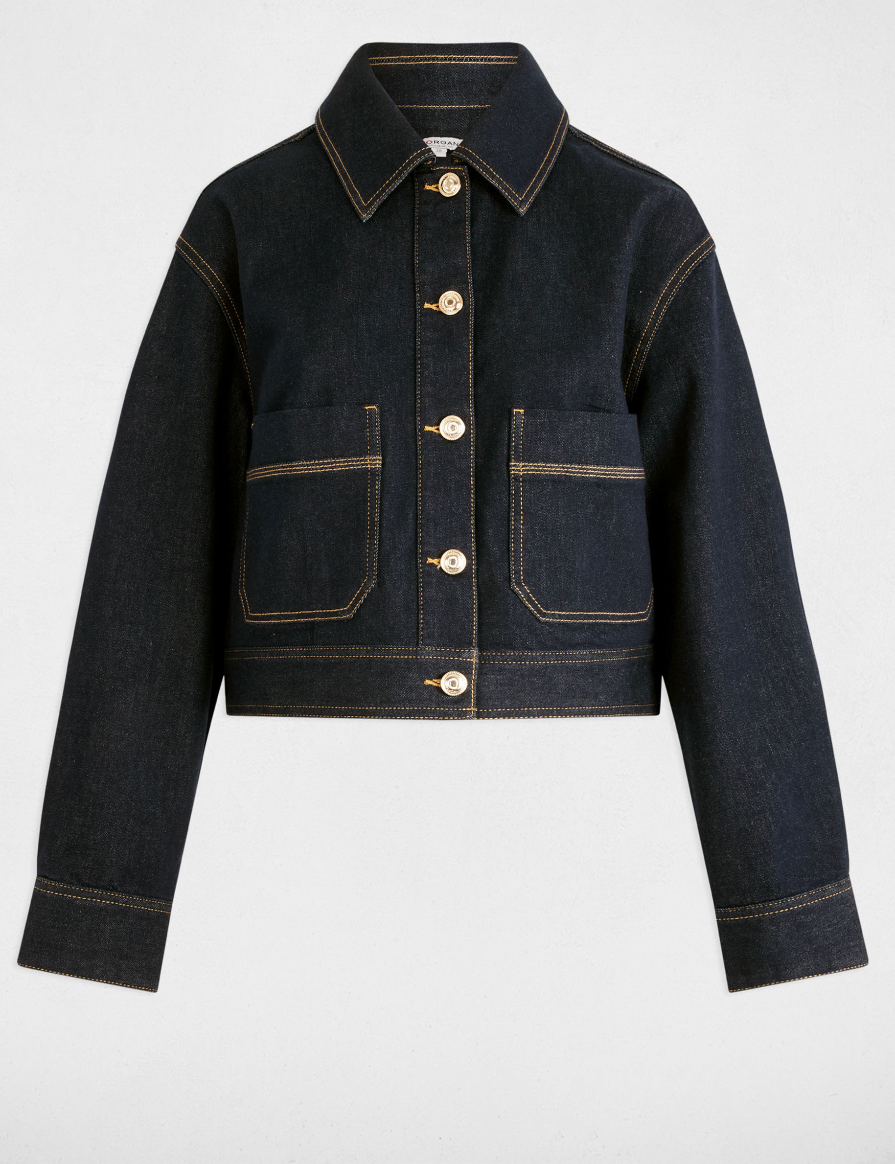 chaqueta corta vaquero denim crudo mujer Chaqueta corta vaquero denim crudo mujer