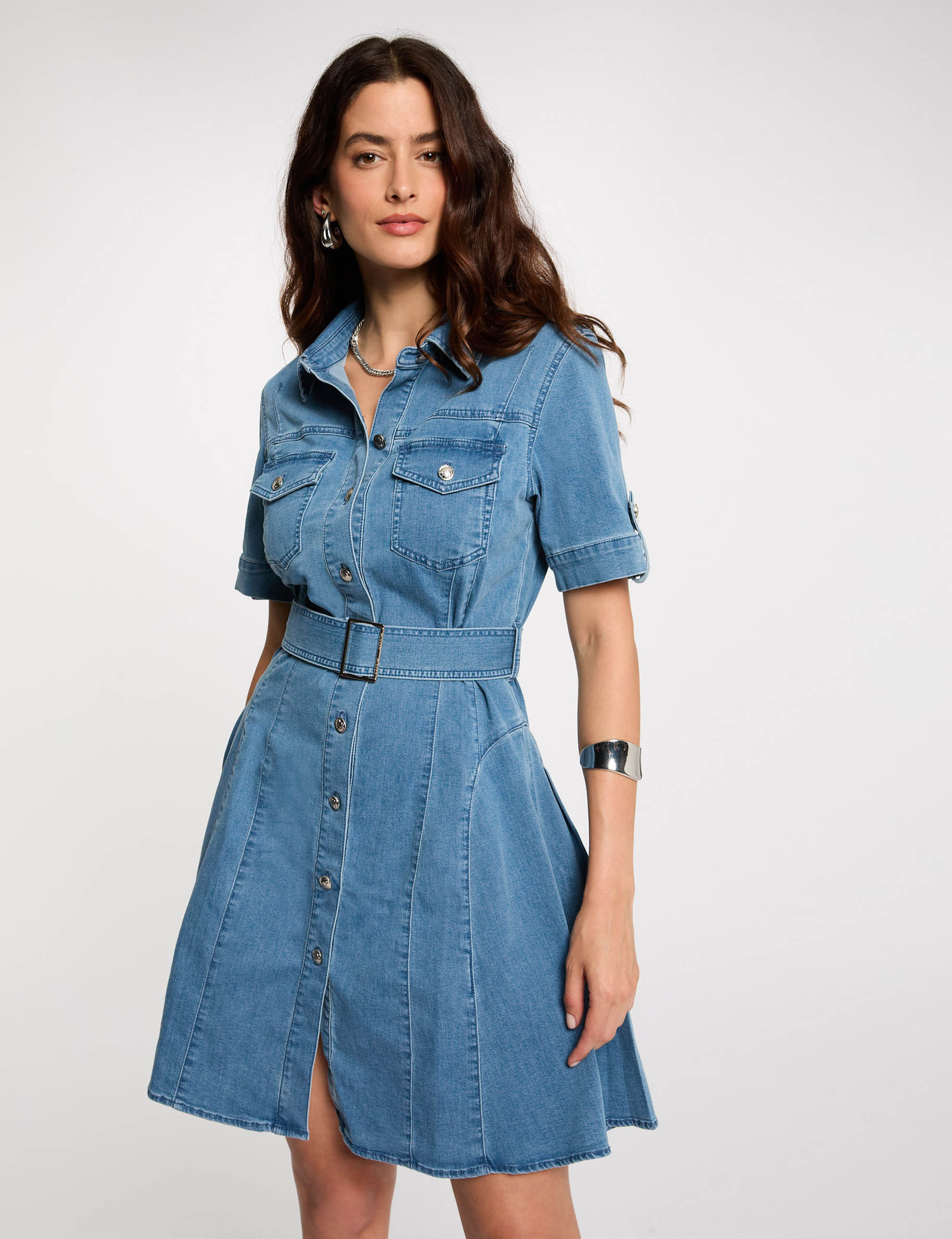 vestido corto vaquero denim stone mujer Vestido corto vaquero denim stone mujer
