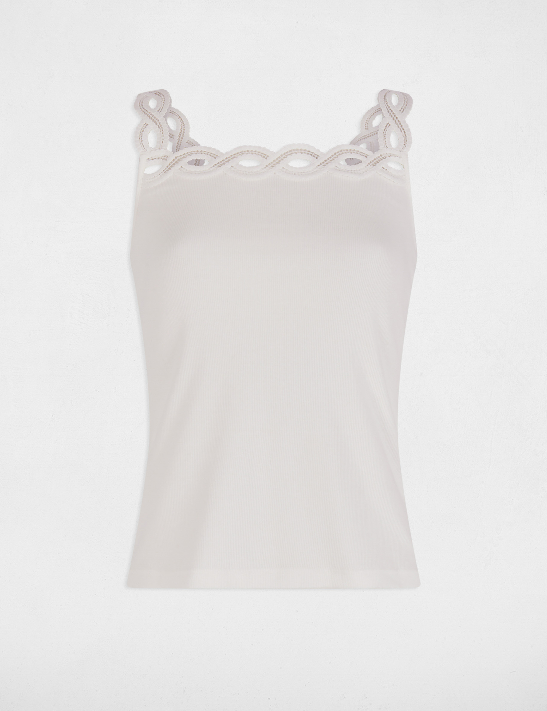 top tirantes anchos blanco mujer Top tirantes anchos blanco mujer