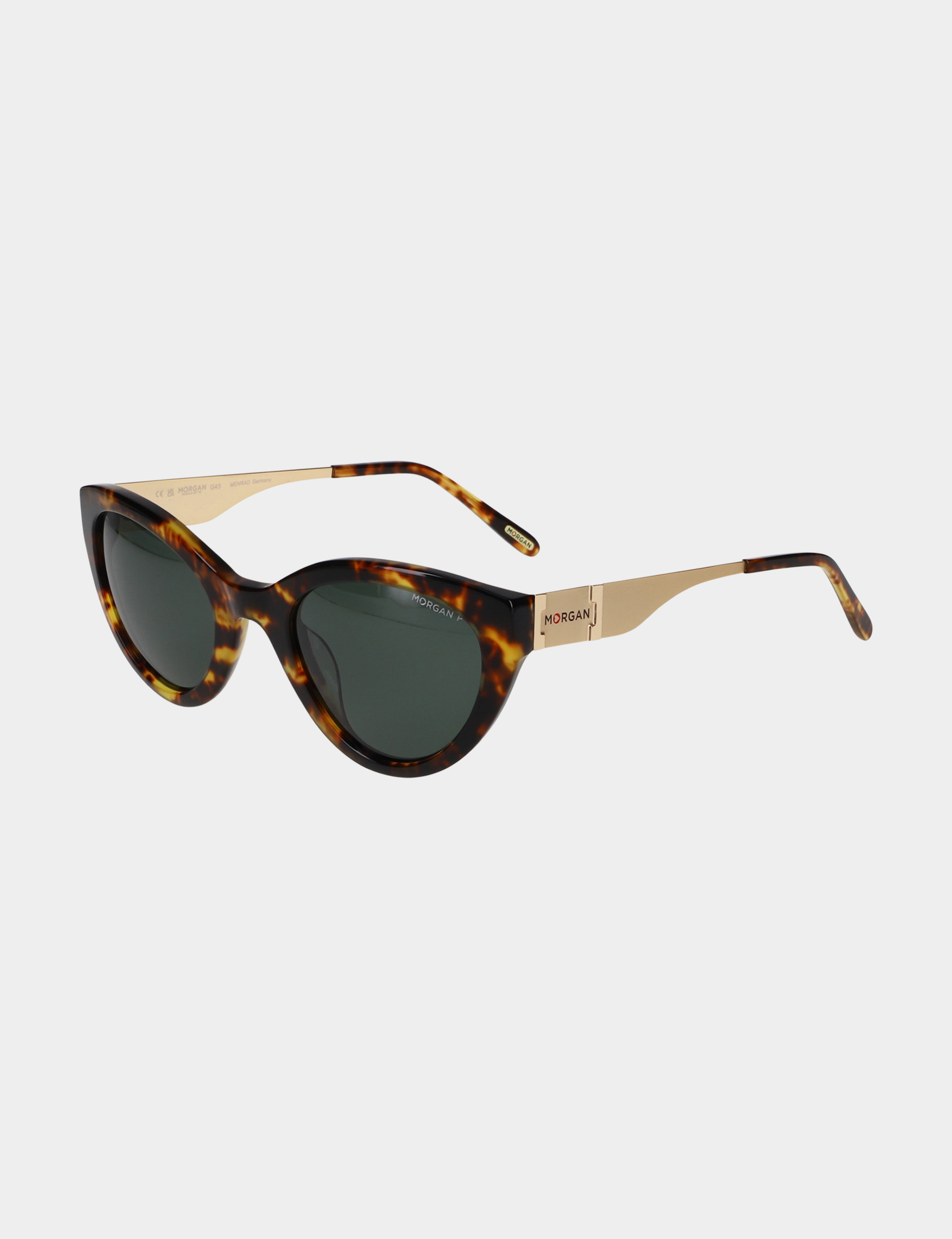 Gafas de sol estilo ojos de gato marrón mujer