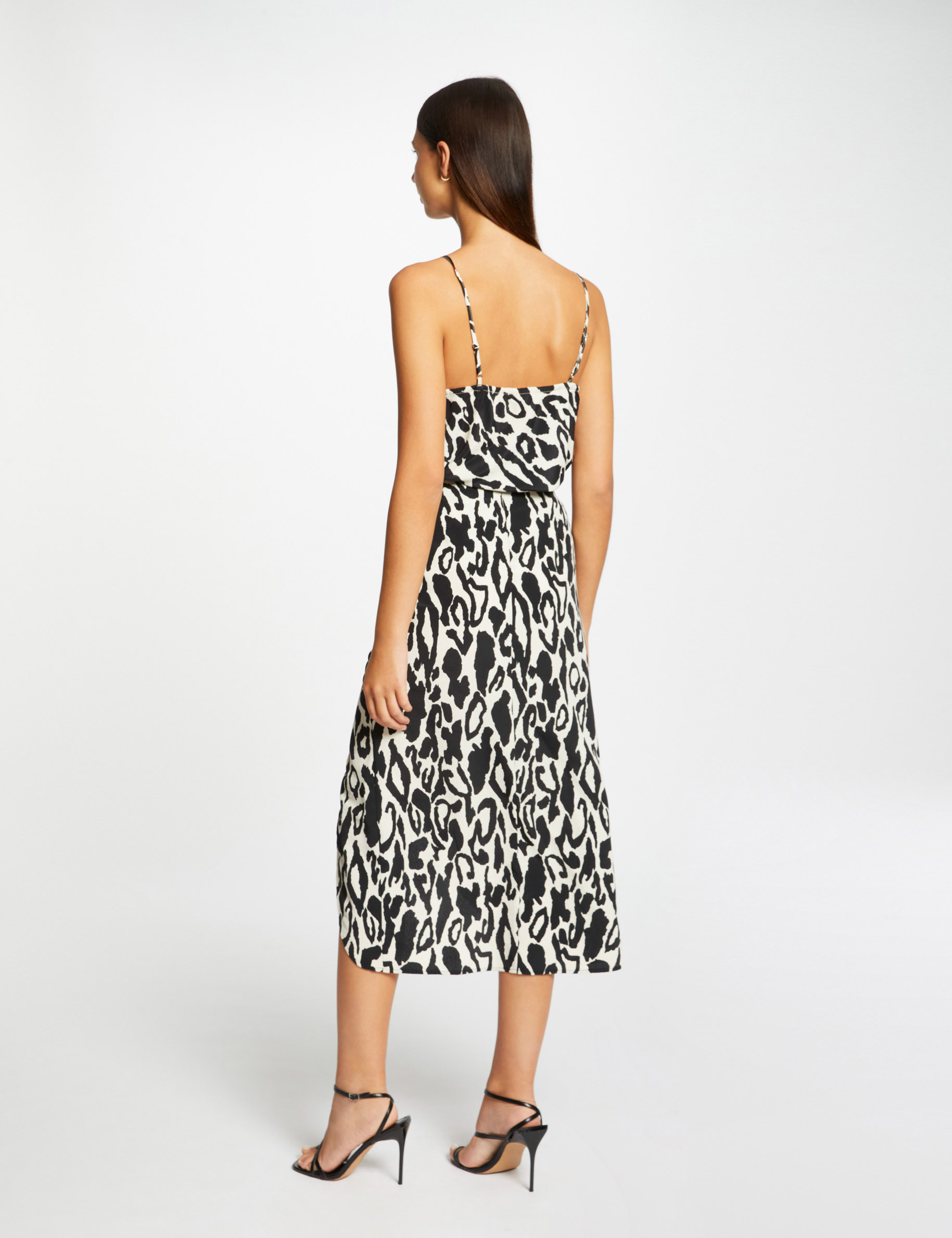 falda midi recta estampado animal multico mujer Falda midi recta estampado animal multico mujer