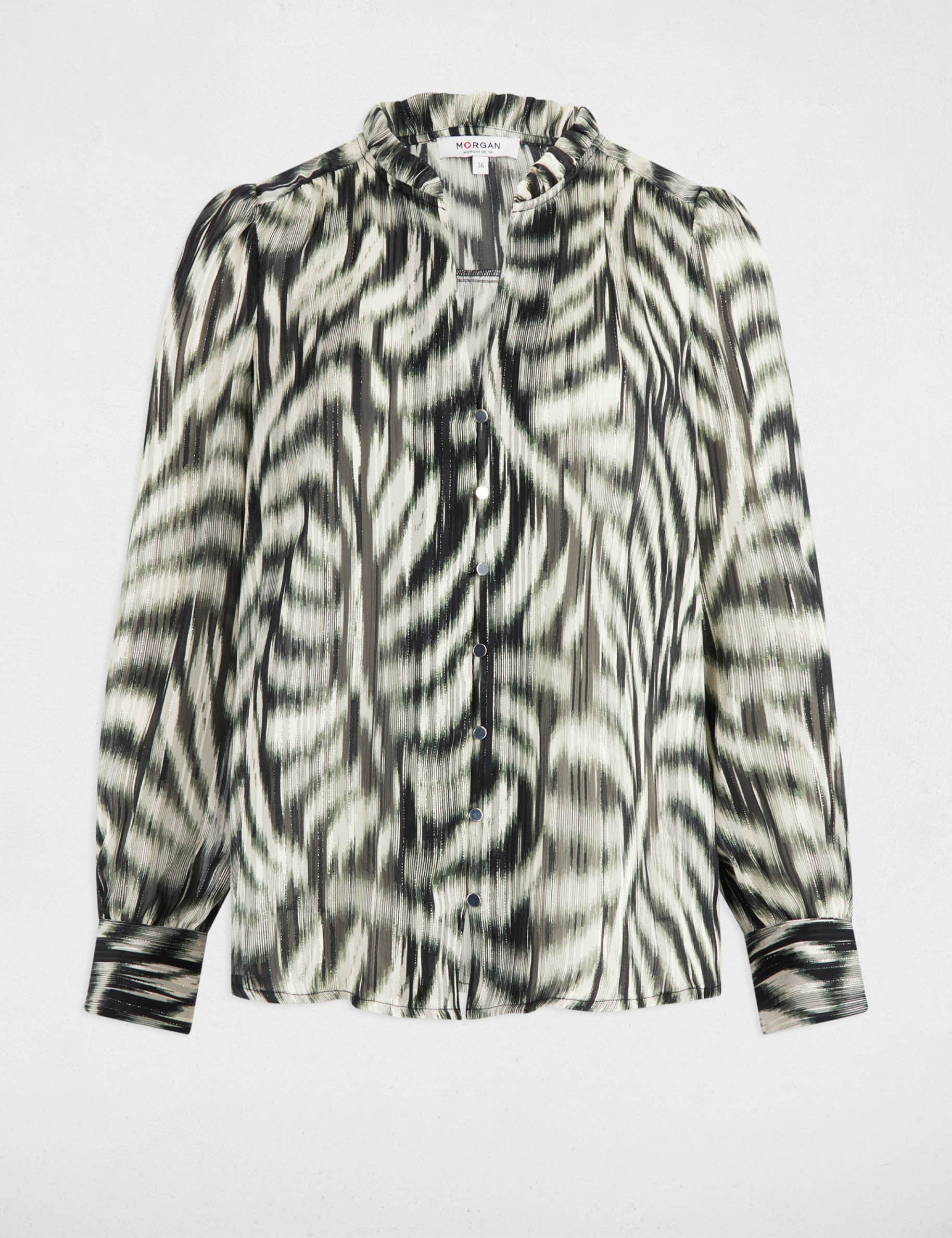 camisa manga larga multicolor mujer Camisa manga larga multicolor mujer