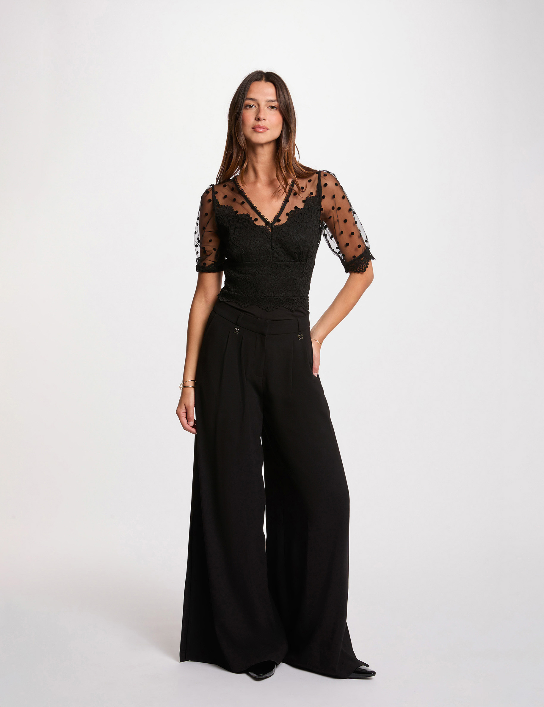 body manga corta negro mujer Body manga corta negro mujer