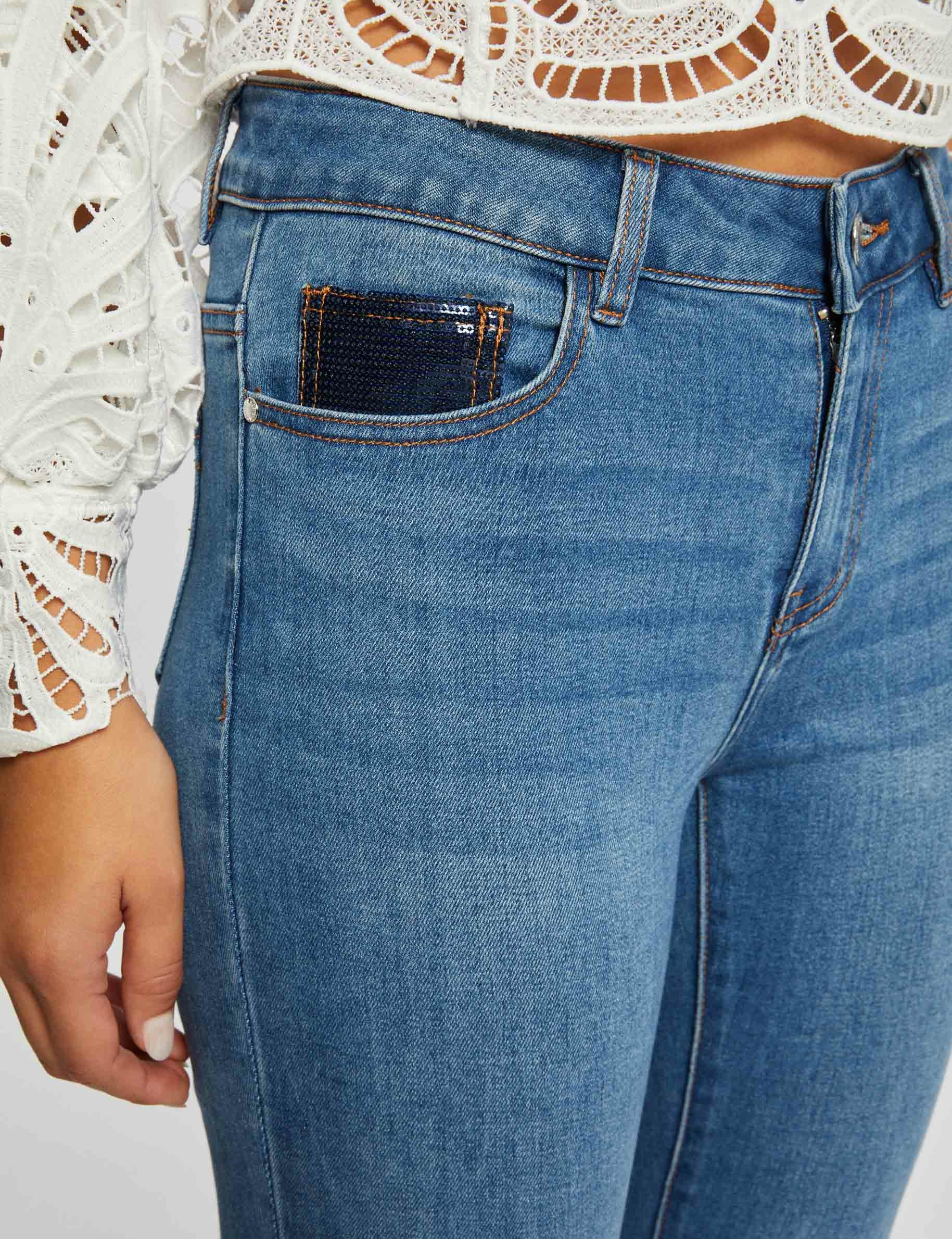 vaquero skinny detalles de lentejuelas vaquero stone mujer Vaquero skinny detalles de lentejuelas vaquero stone mujer
