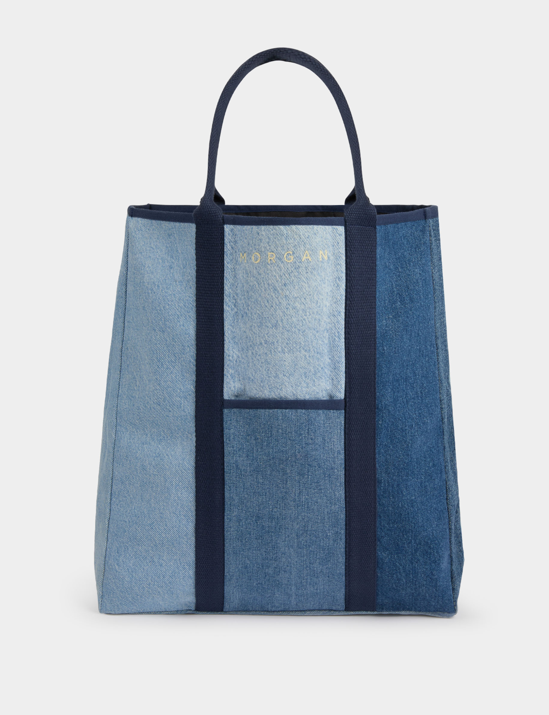Bolso tote upcycling denim stone mujer