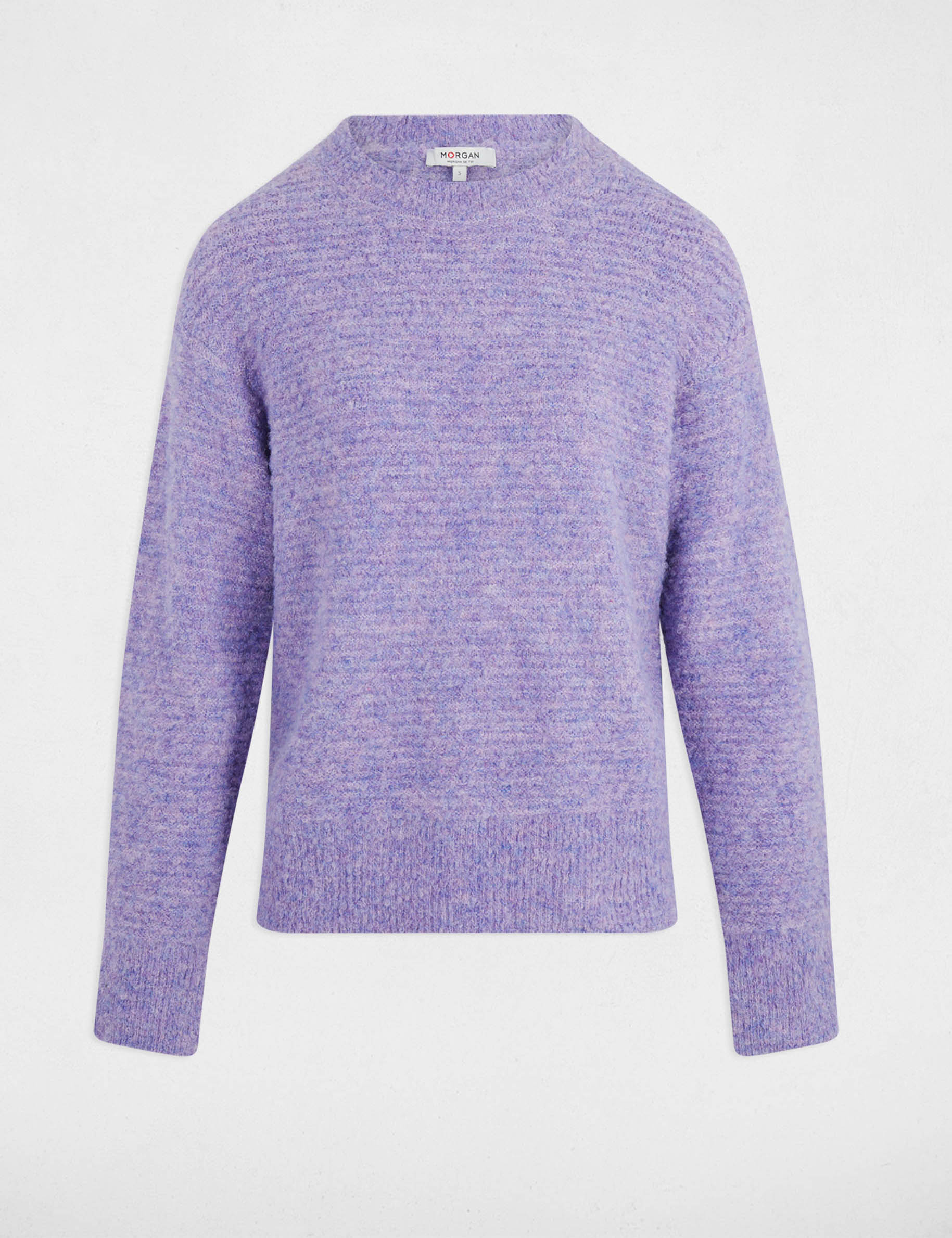 Jersey corto con cuello redondo parma mujer