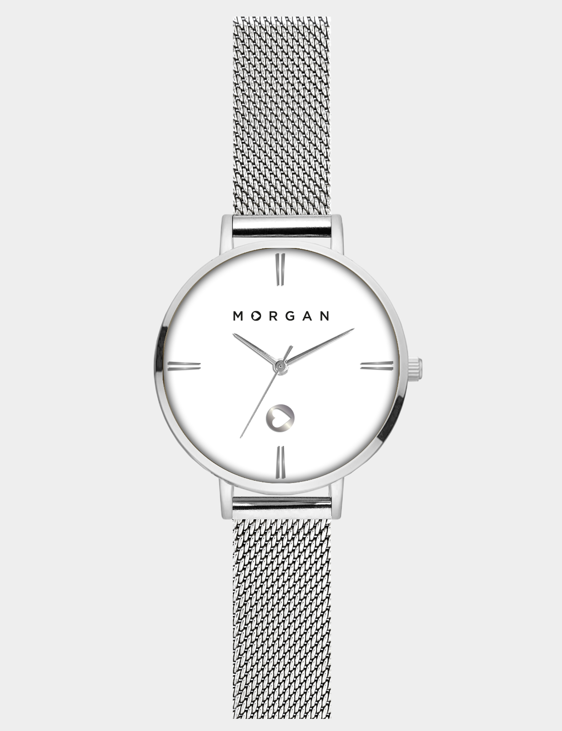 Reloj couleur argent mujer
