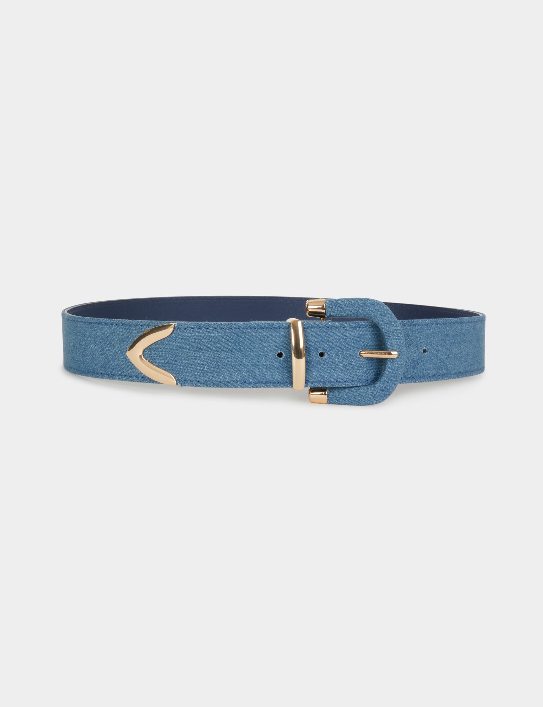Cintur&oacute;n vaquero denim stone mujer