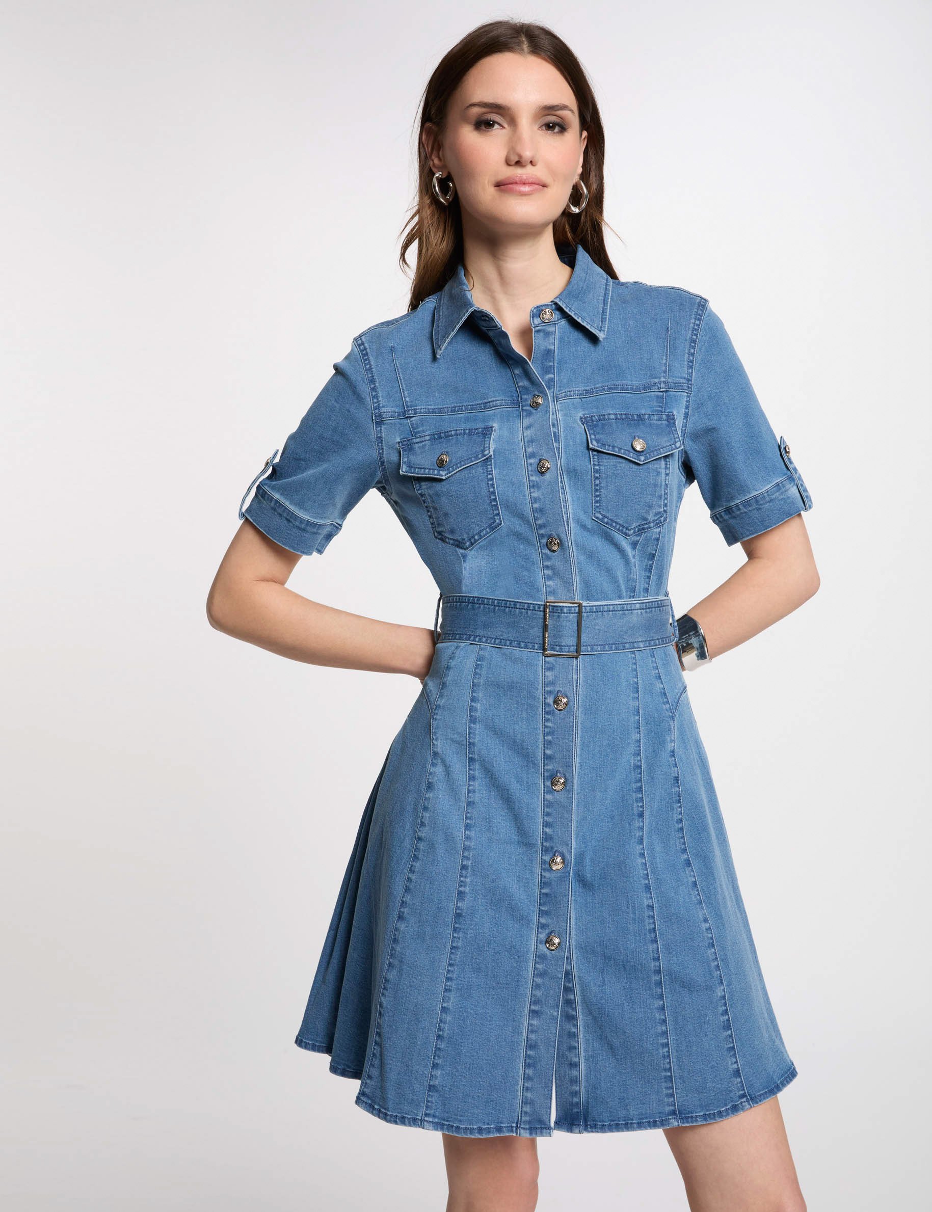 vestido corto vaquero denim stone mujer Vestido corto vaquero denim stone mujer
