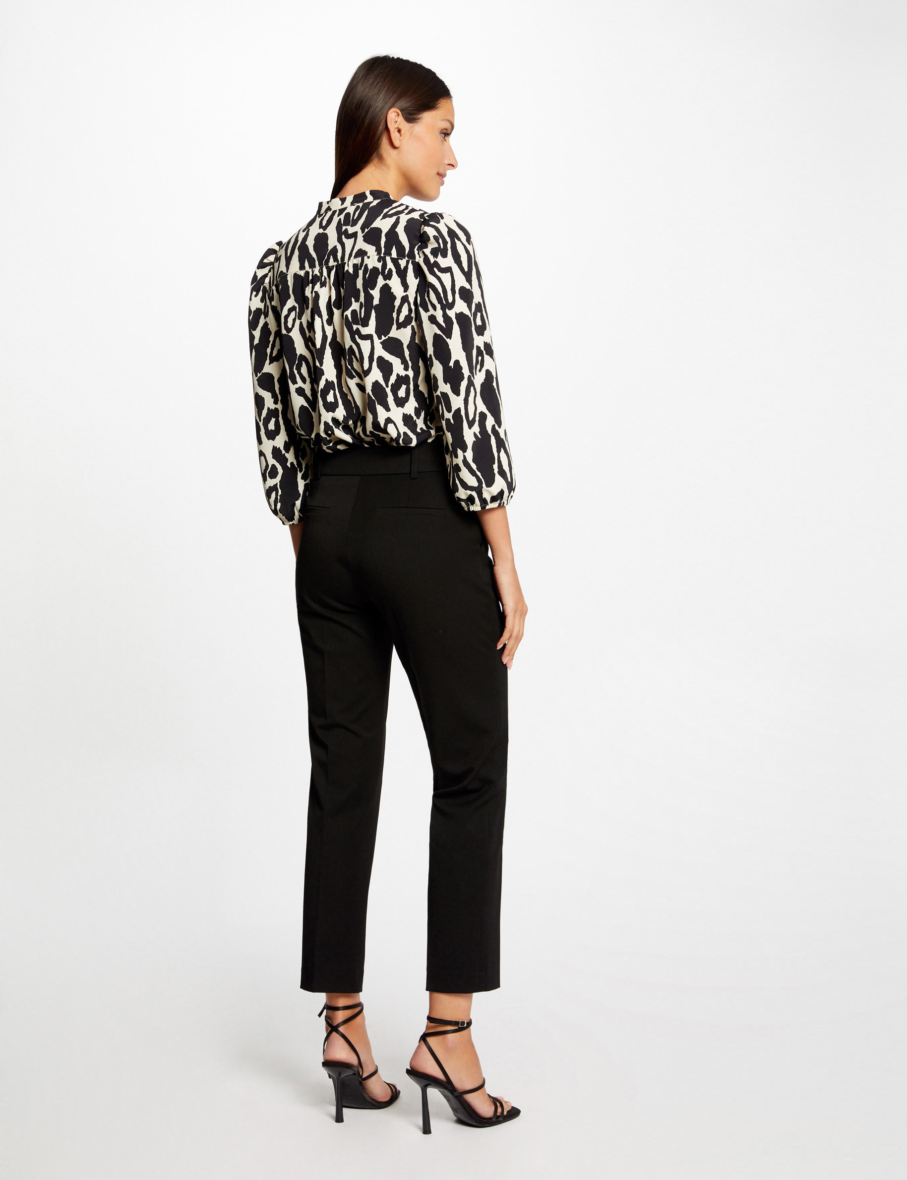 blusa manga 34 estampado animal multico mujer Blusa manga 3/4 estampado animal multico mujer
