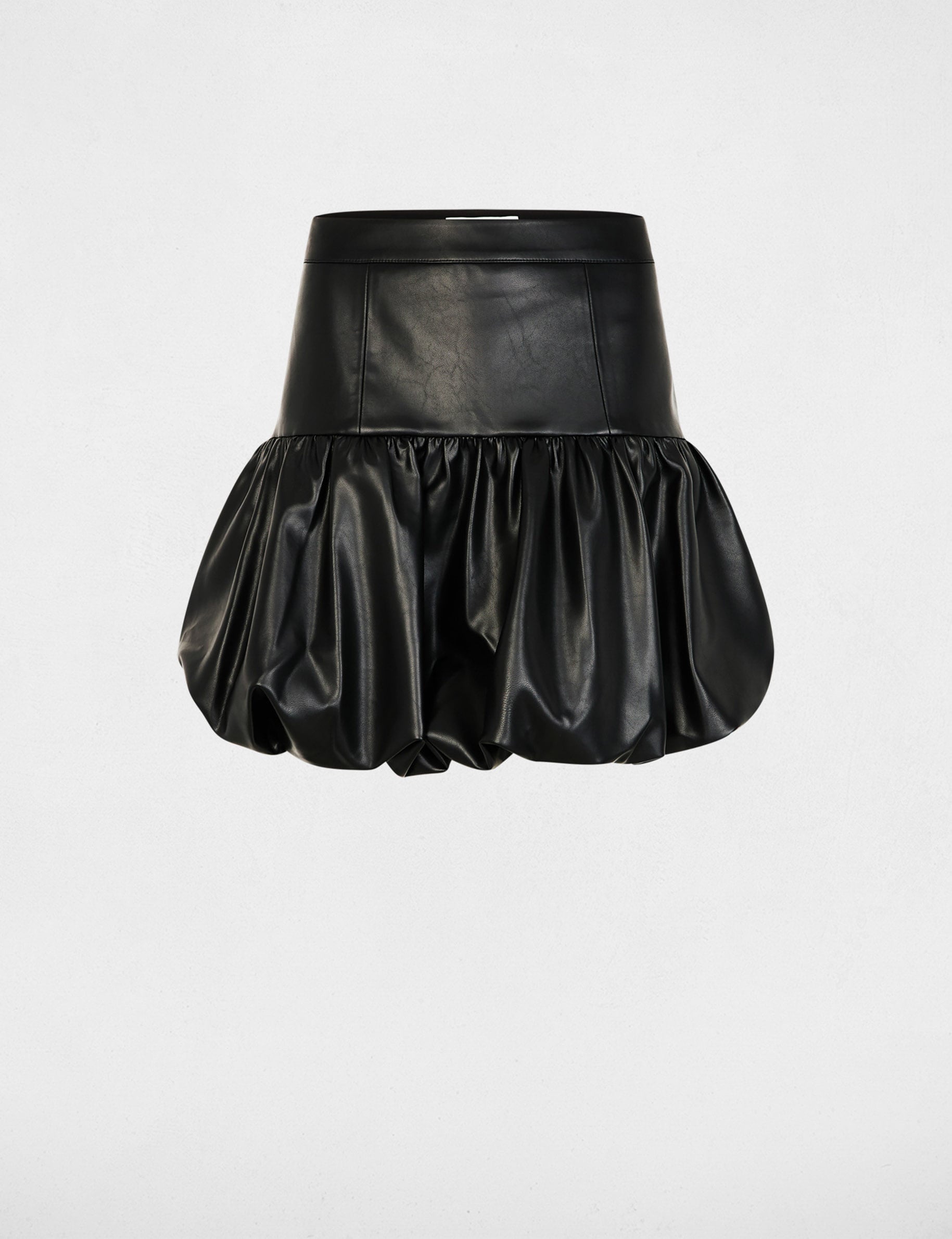Falda corta ajustada negro mujer