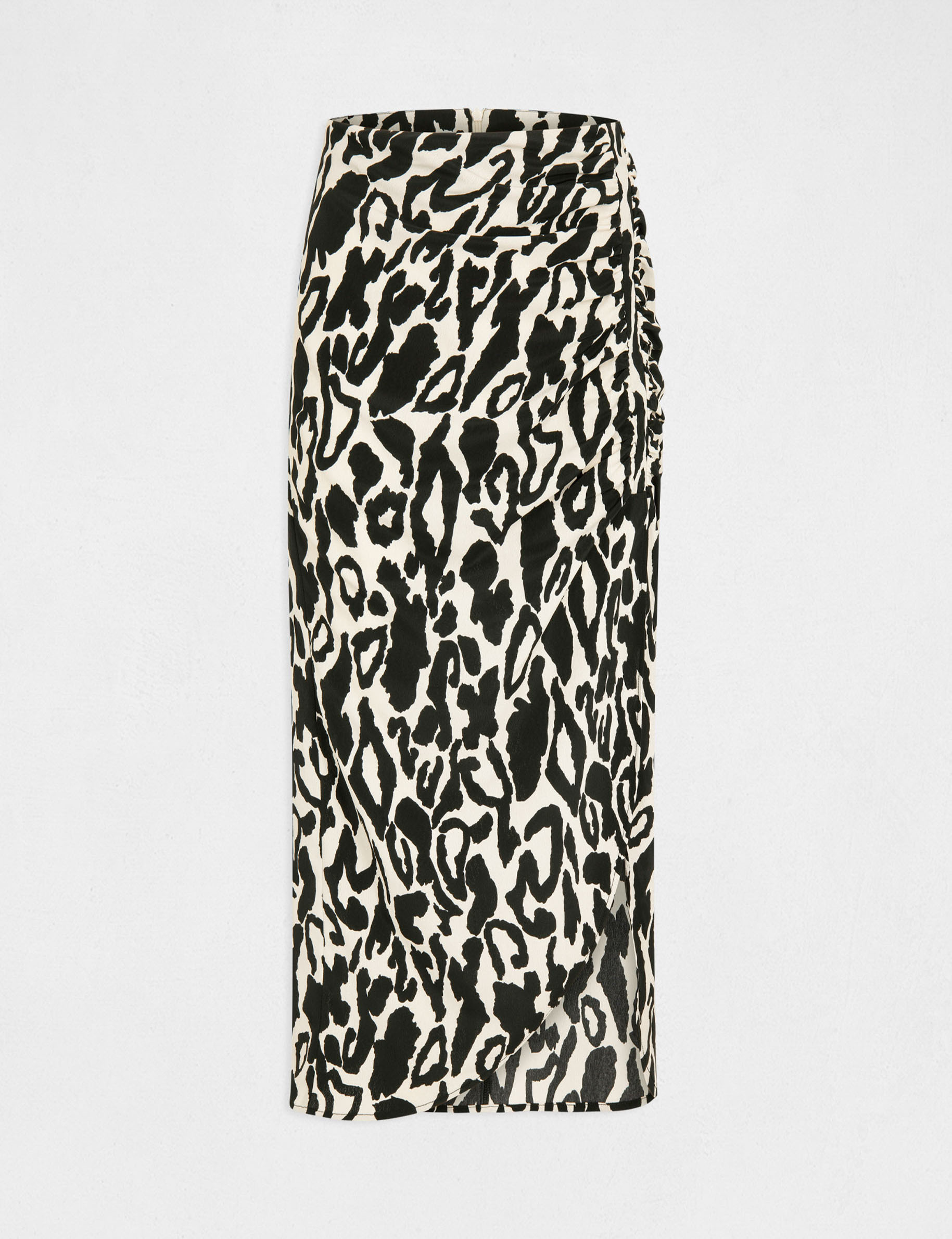 falda midi recta estampado animal multico mujer Falda midi recta estampado animal multico mujer