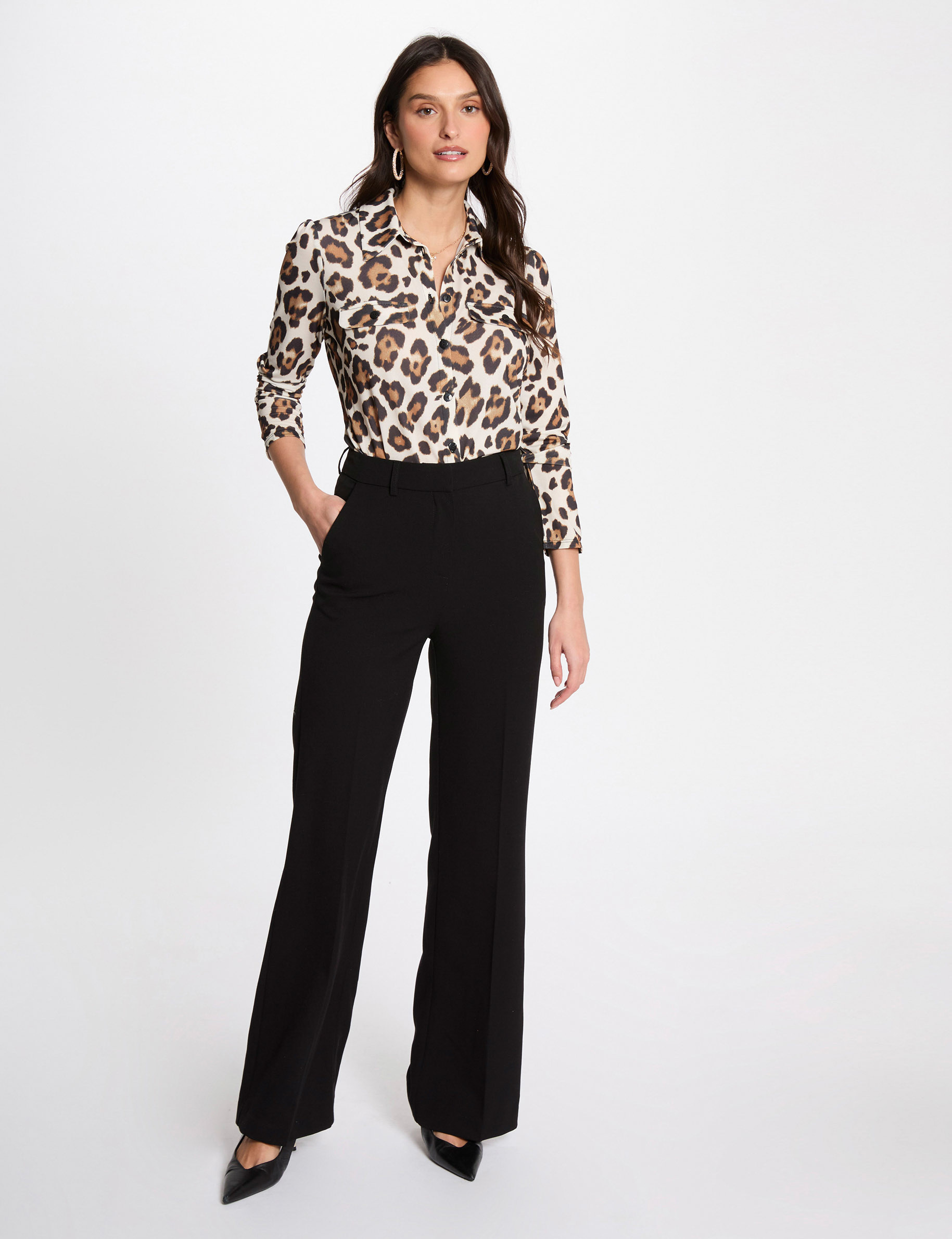 top manga larga estampado multicolor mujer Top manga larga estampado multicolor mujer