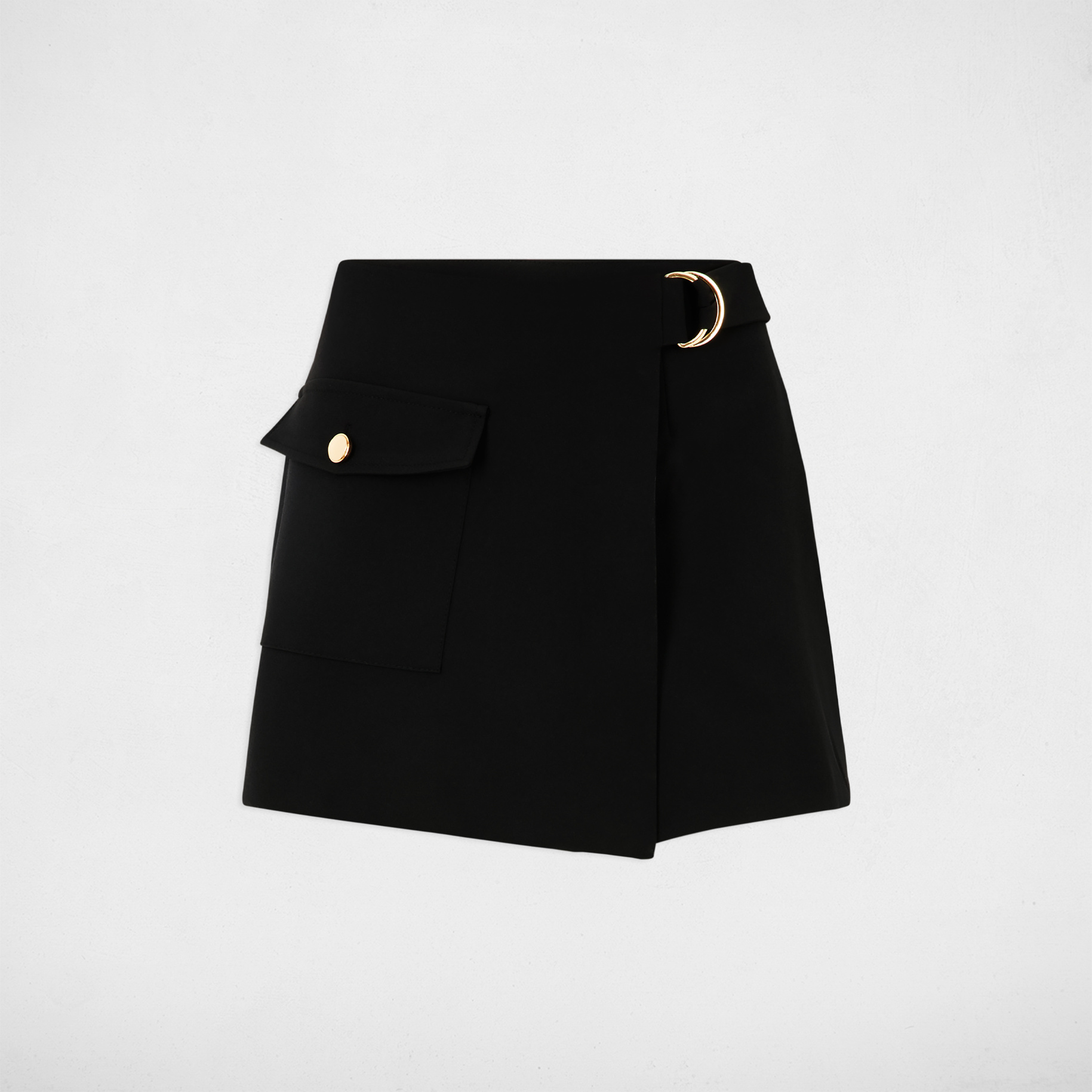 falda short ajustada negro mujer Falda short ajustada negro mujer