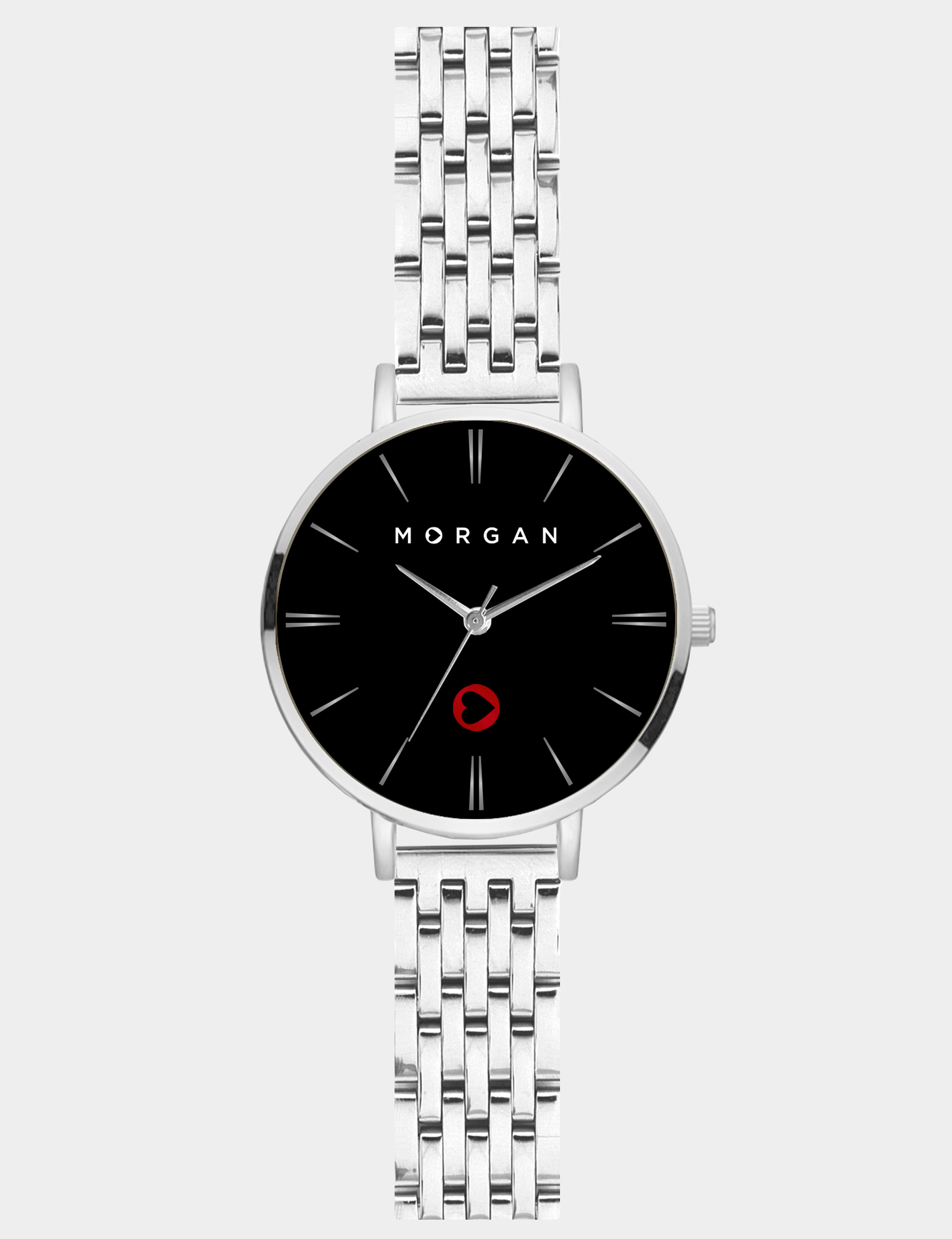 Reloj couleur argent mujer