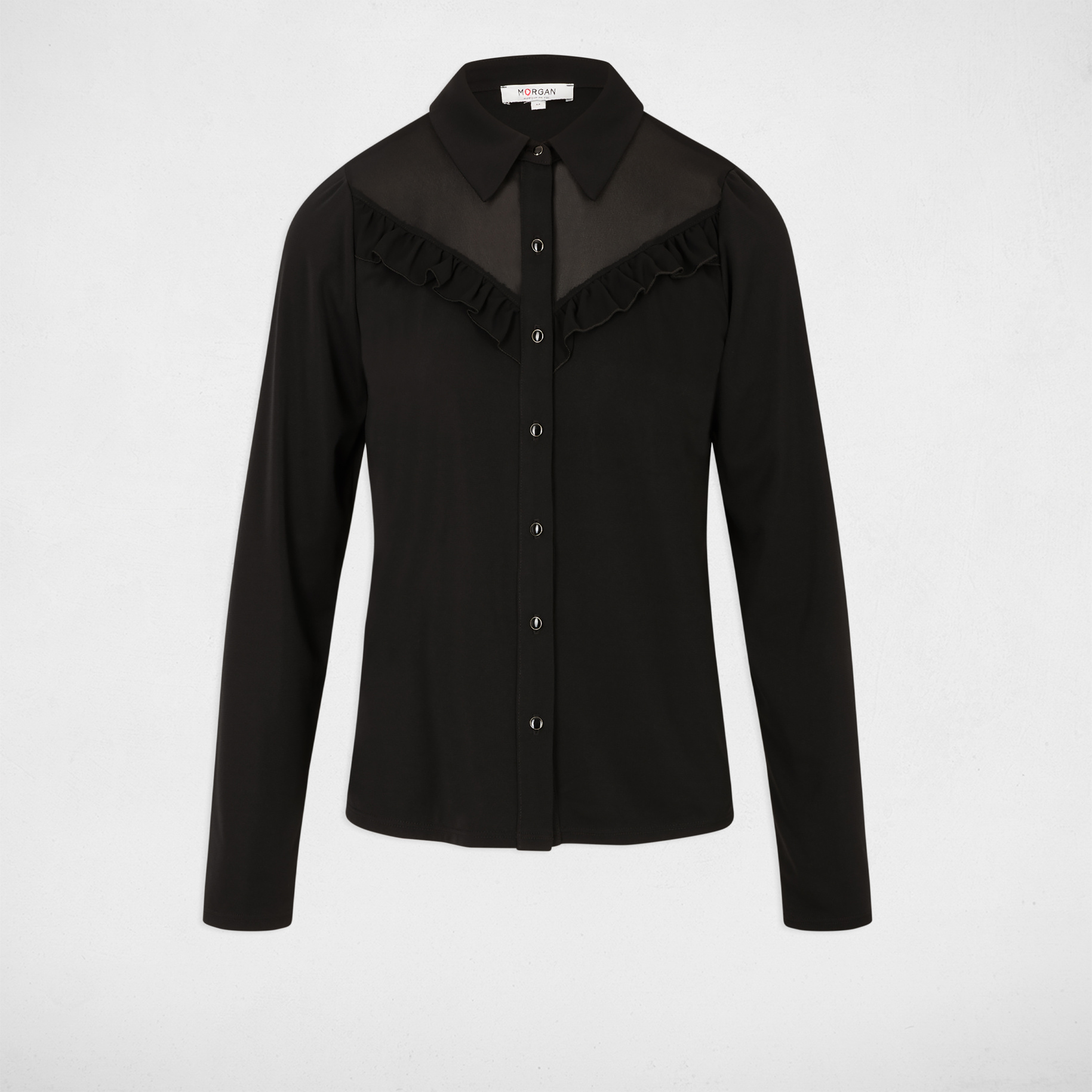 camiseta manga larga negro mujer Camiseta manga larga negro mujer