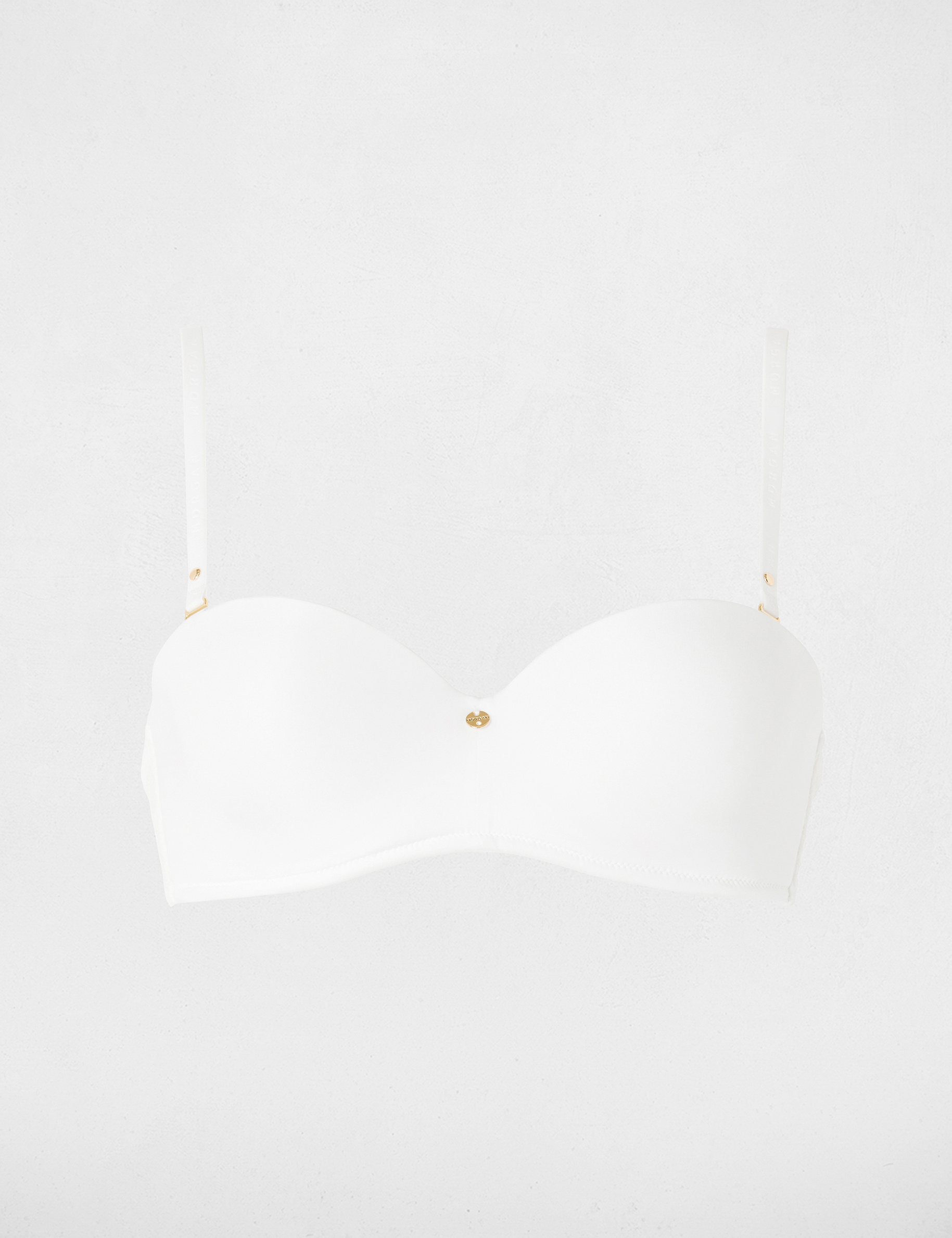 Sujetador con detalles de encaje blanco mujer