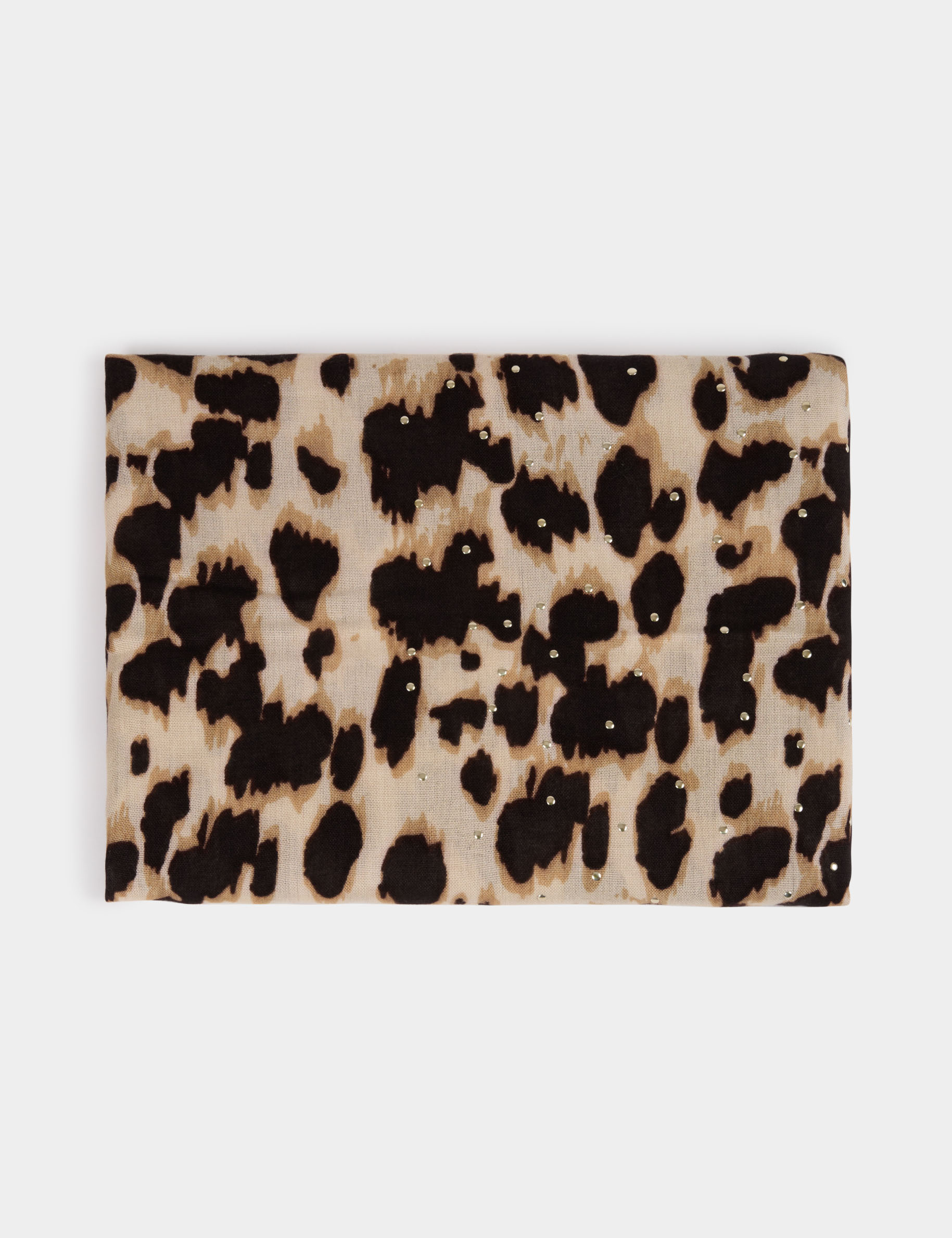 fular estampado de leopardo multicolor mujer Fular estampado de leopardo multicolor mujer