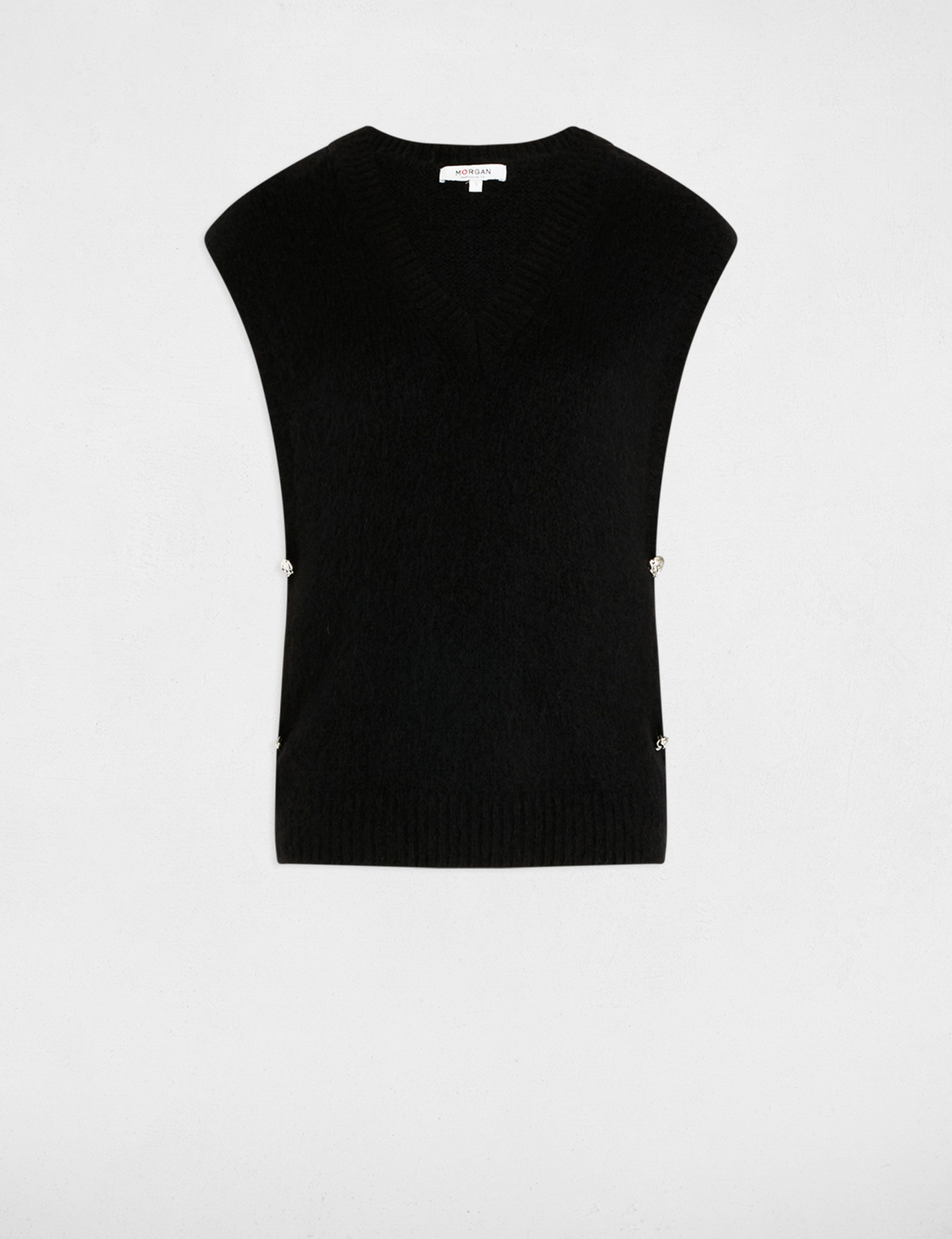 jersey sin mangas negro mujer Jersey sin mangas negro mujer