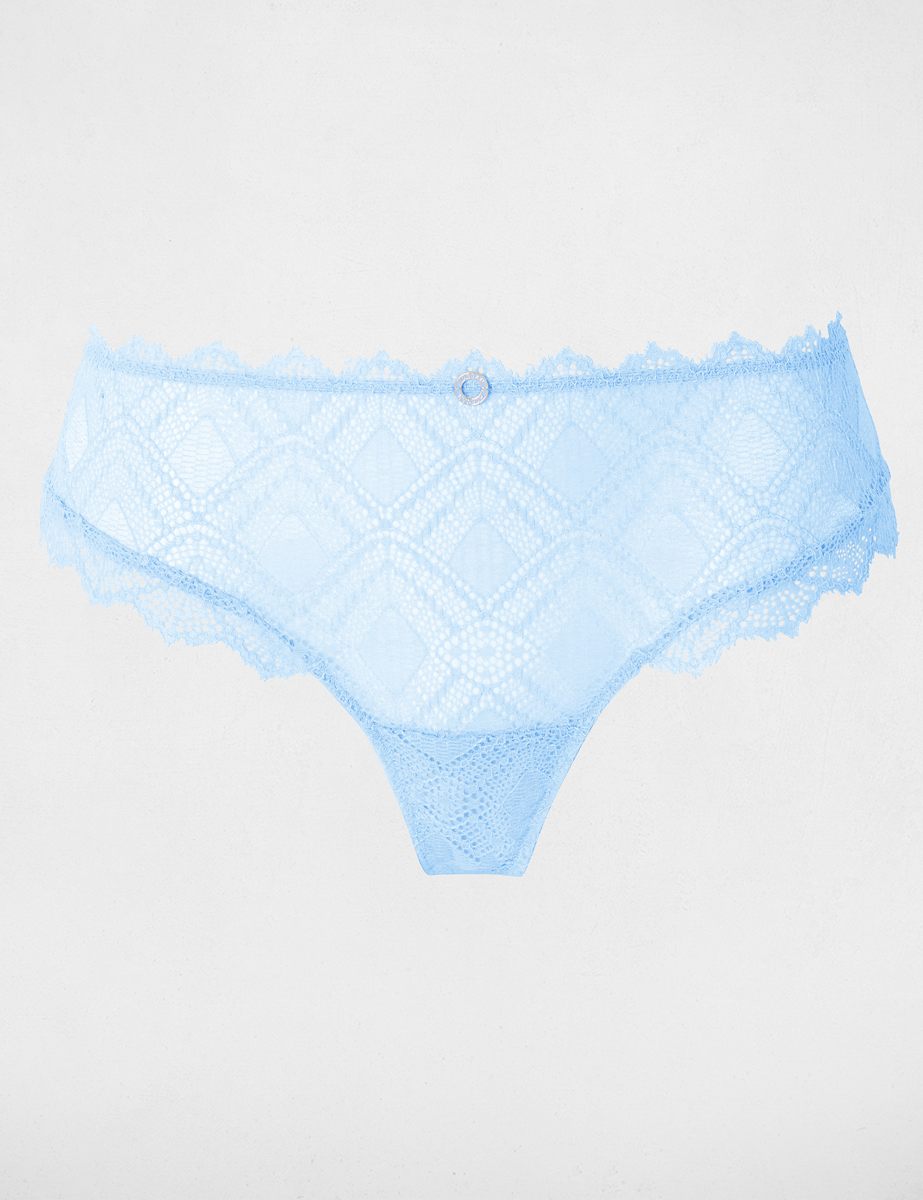 Braguita de encaje azul mujer