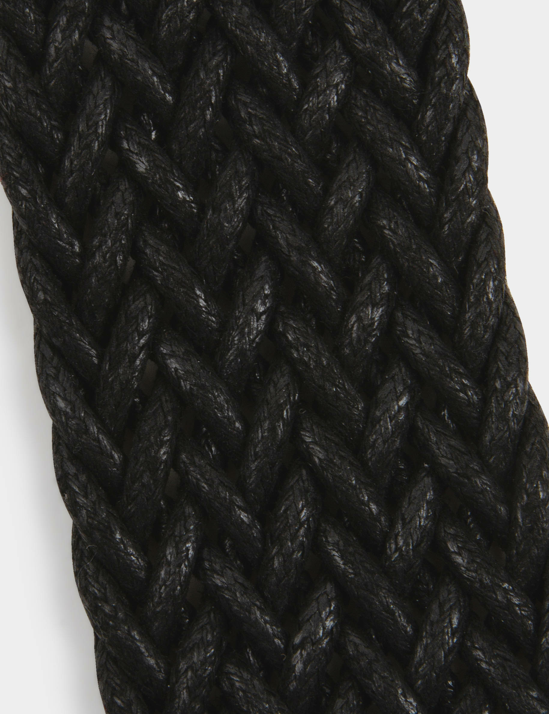 Ceinture Large Cuir Noire Rock Morgan Taille 2