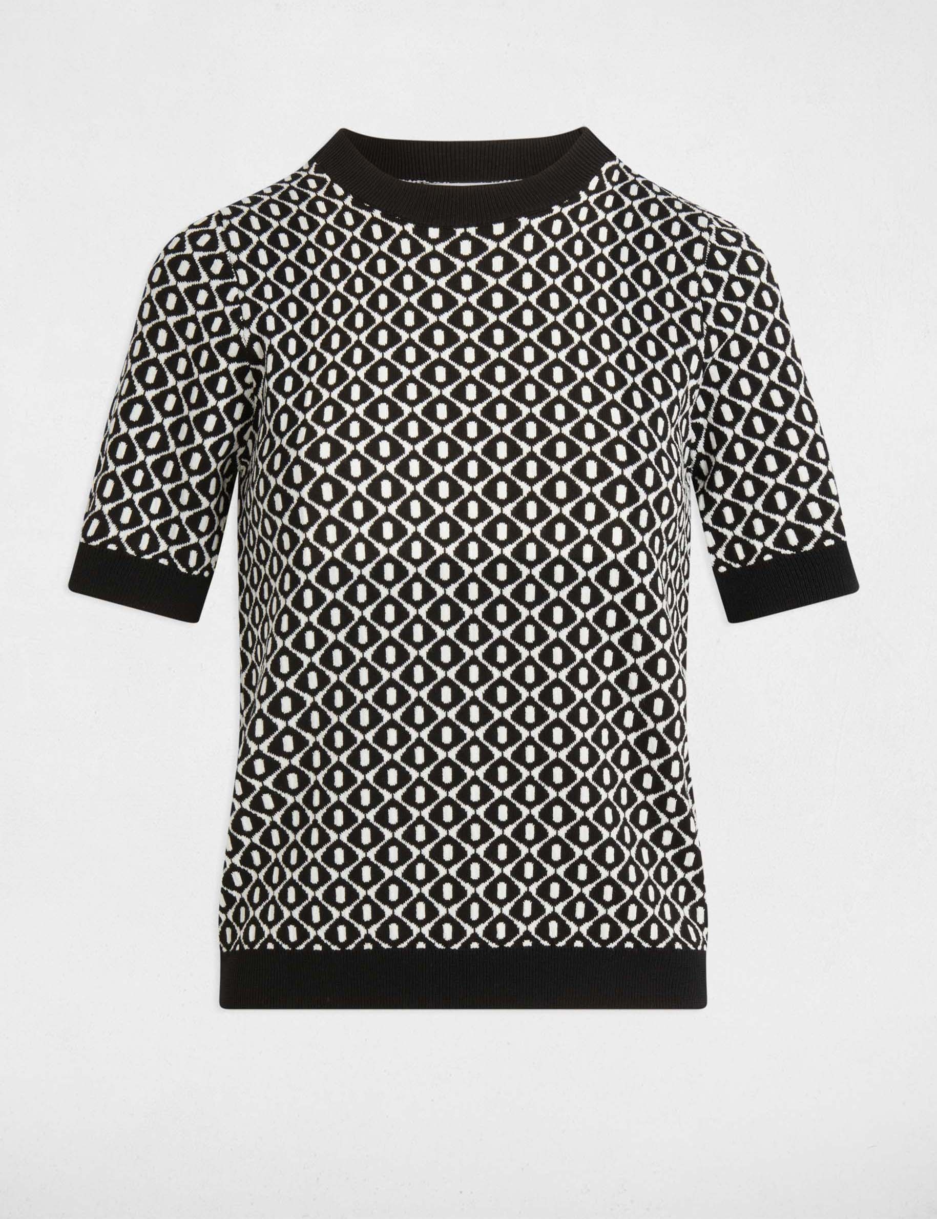 jersey cuello redondo negro mujer Jersey cuello redondo negro mujer