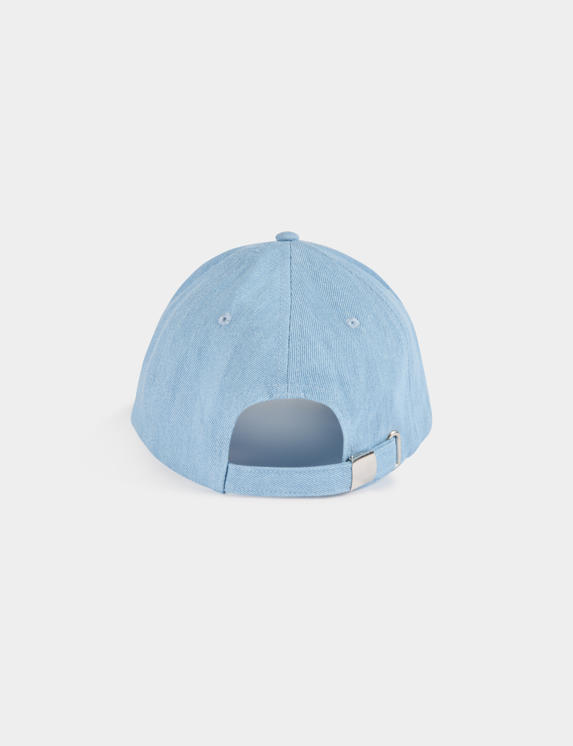 Gorra vaquero M con strass denim descolorido mujer