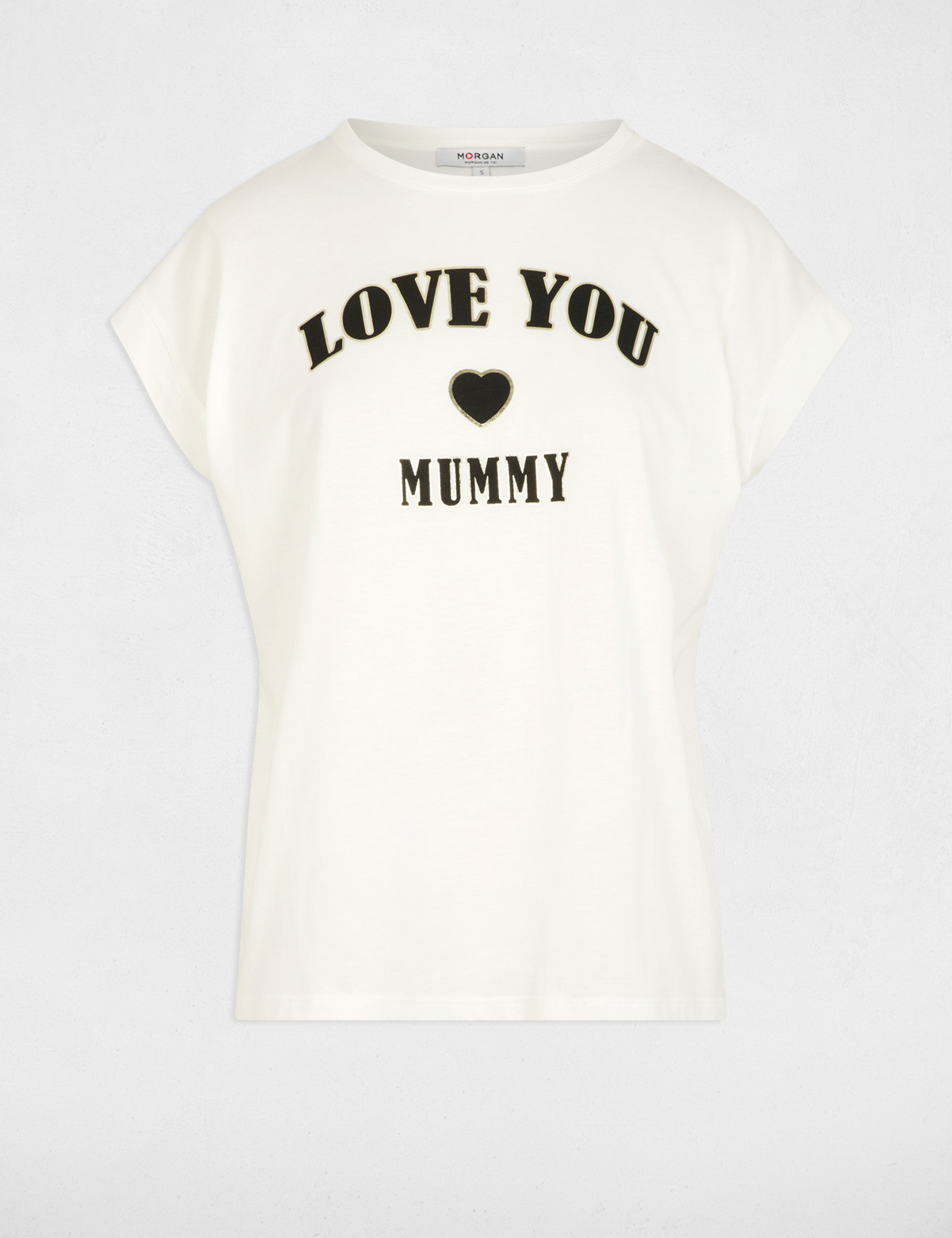 camiseta con mensaje blanco mujer Camiseta con mensaje blanco mujer