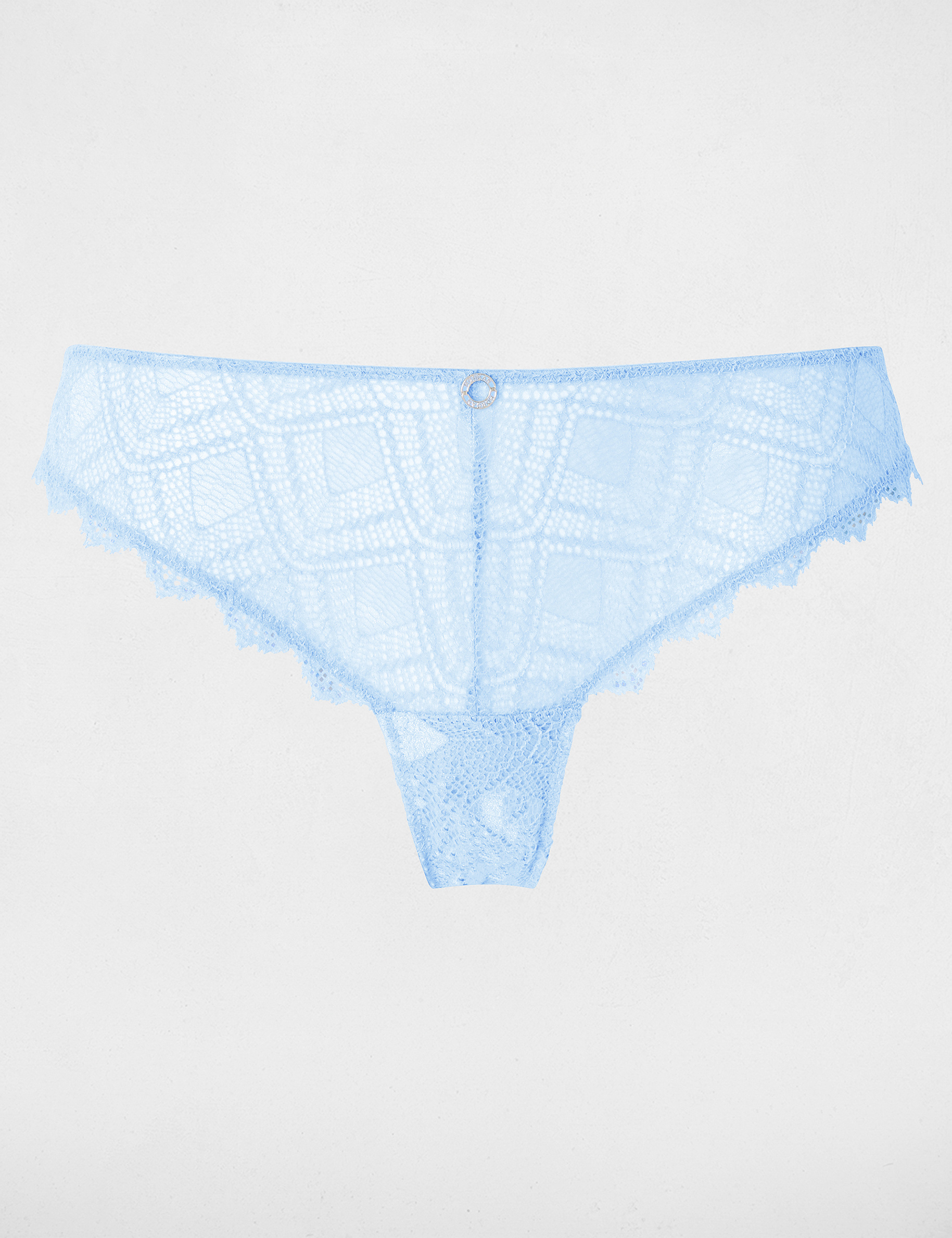 Braguita de encaje azul mujer