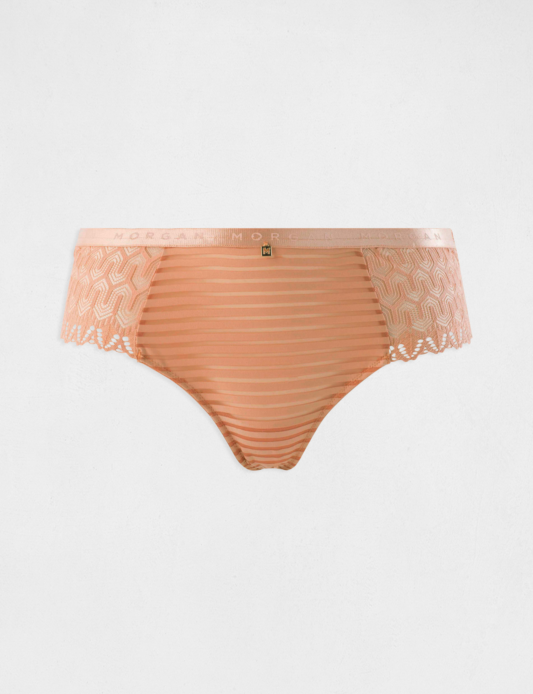 shorty de encaje beige mujer Shorty de encaje beige mujer