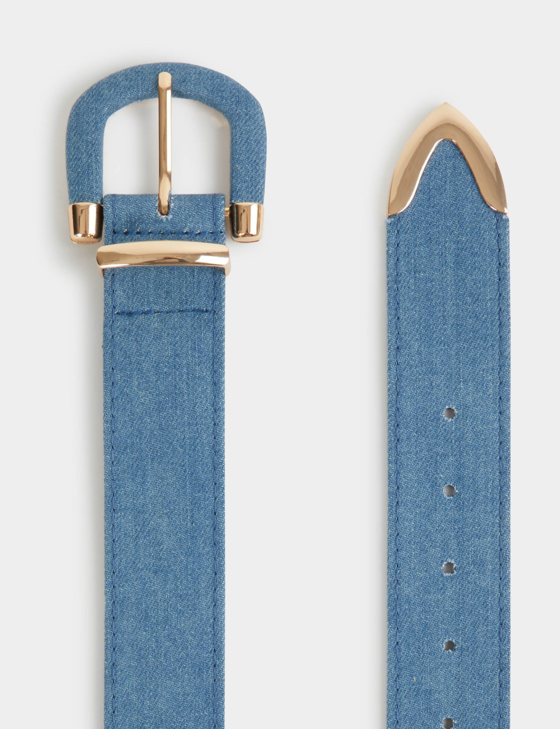 Cintur&oacute;n vaquero denim stone mujer