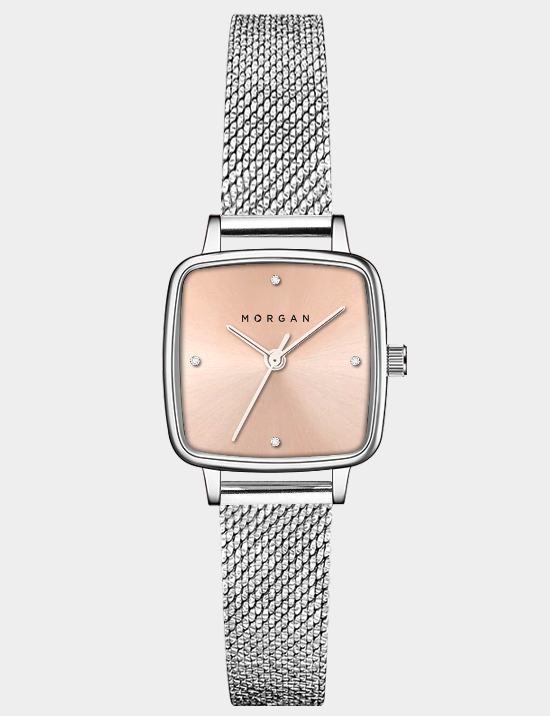 Reloj couleur argent mujer