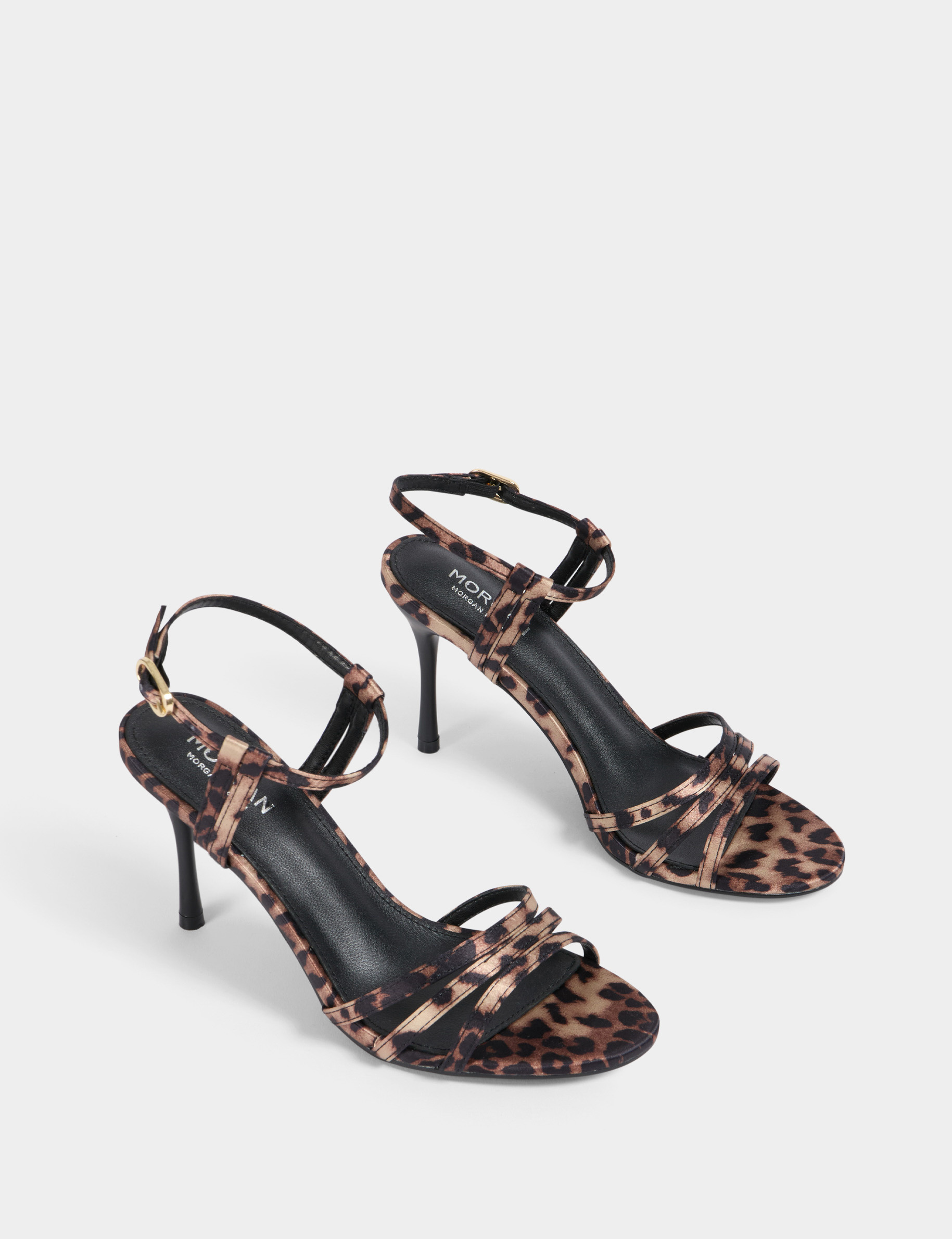 sandalias tacones estampadas multicolor mujer Sandalias tacónes estampadas multicolor mujer
