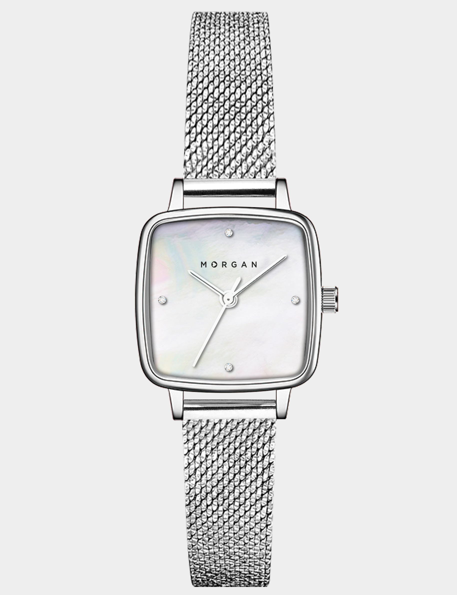 Reloj couleur argent mujer