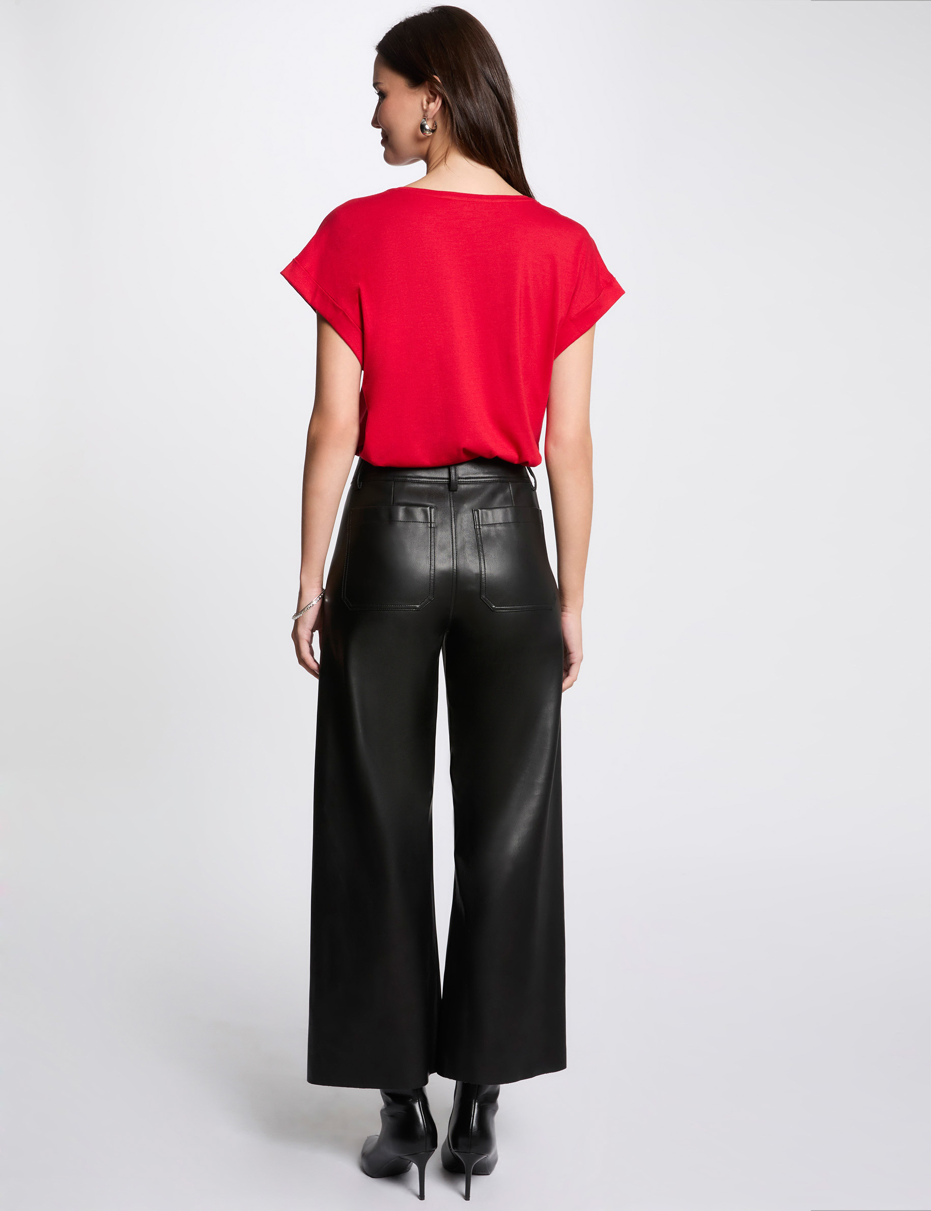 camiseta con mensaje rojo mujer Camiseta con mensaje rojo mujer