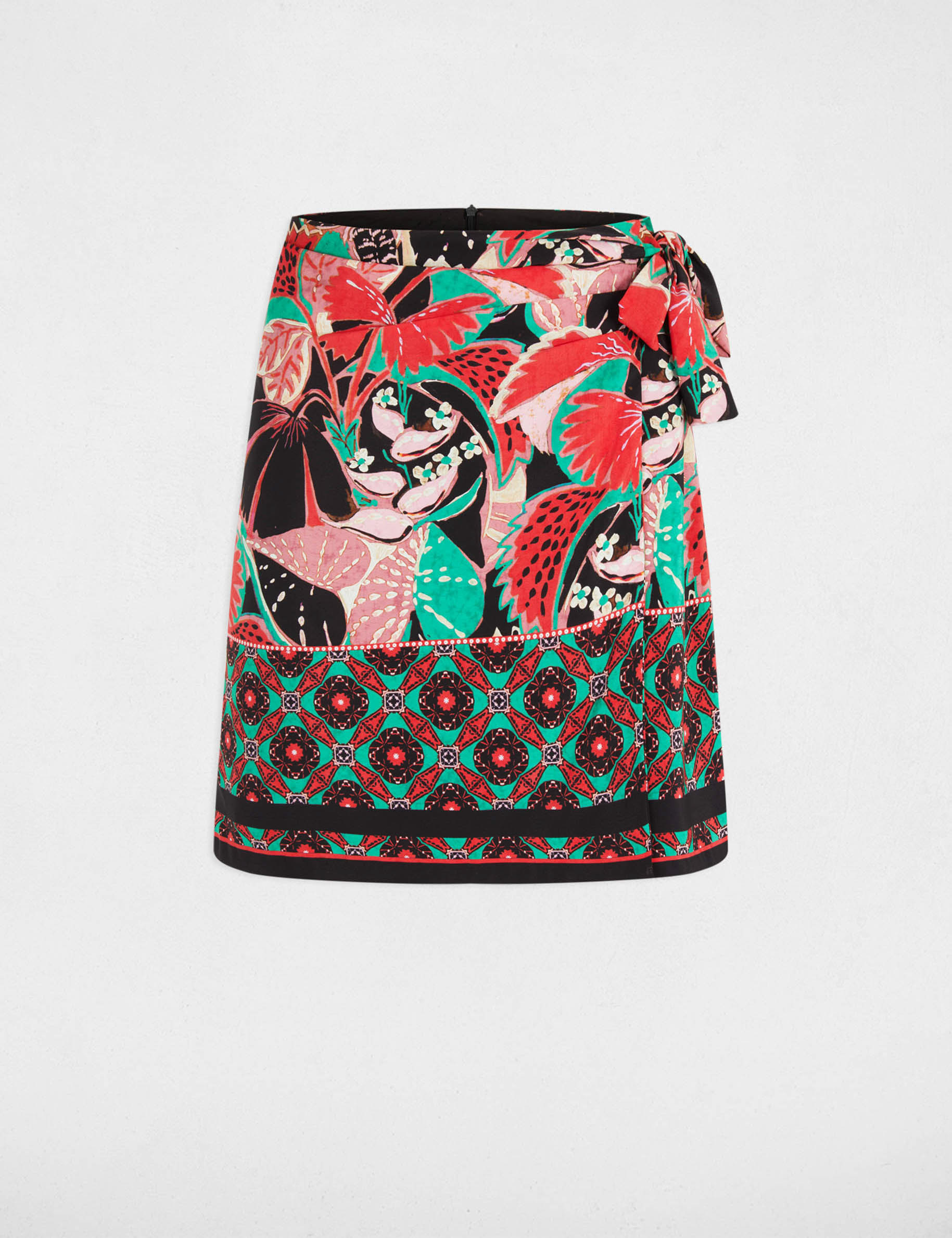 falda estampada multicolor mujer Falda estampada multicolor mujer