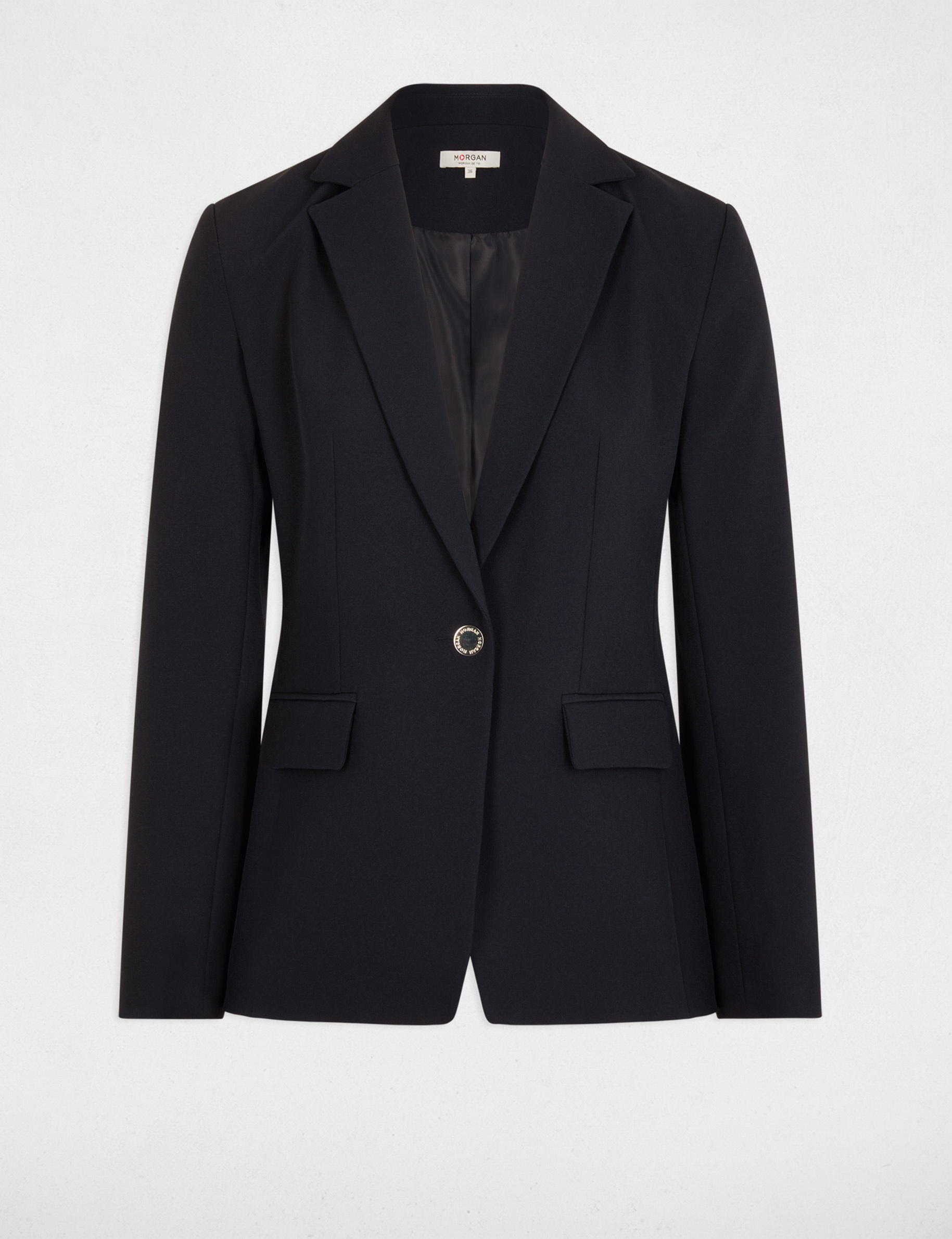 Chaqueta blazer azul marino mujer