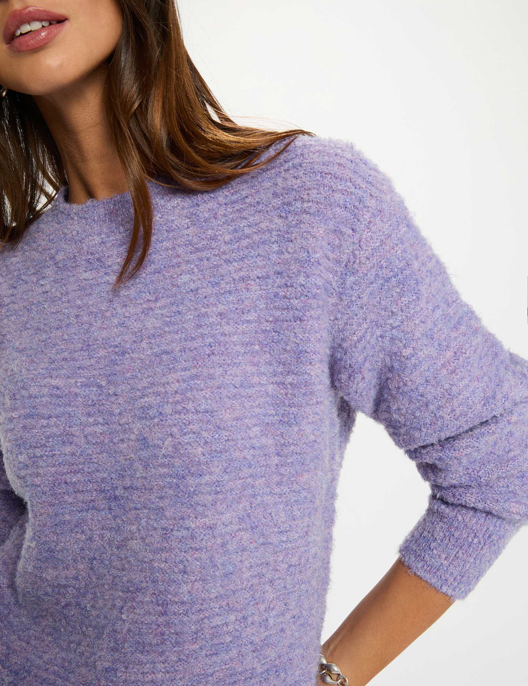Jersey corto con cuello redondo parma mujer