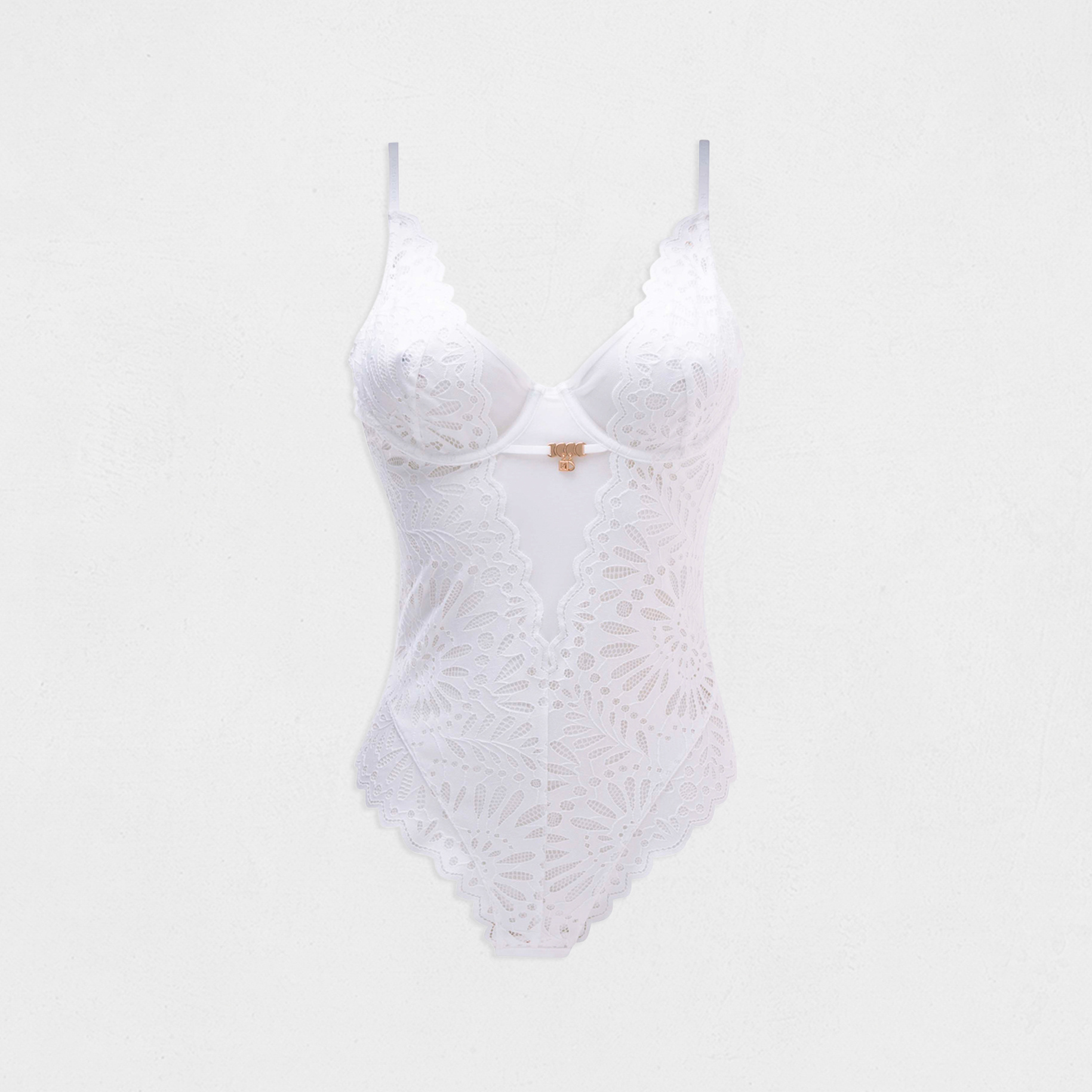 body de encaje marfil mujer Body de encaje marfil mujer