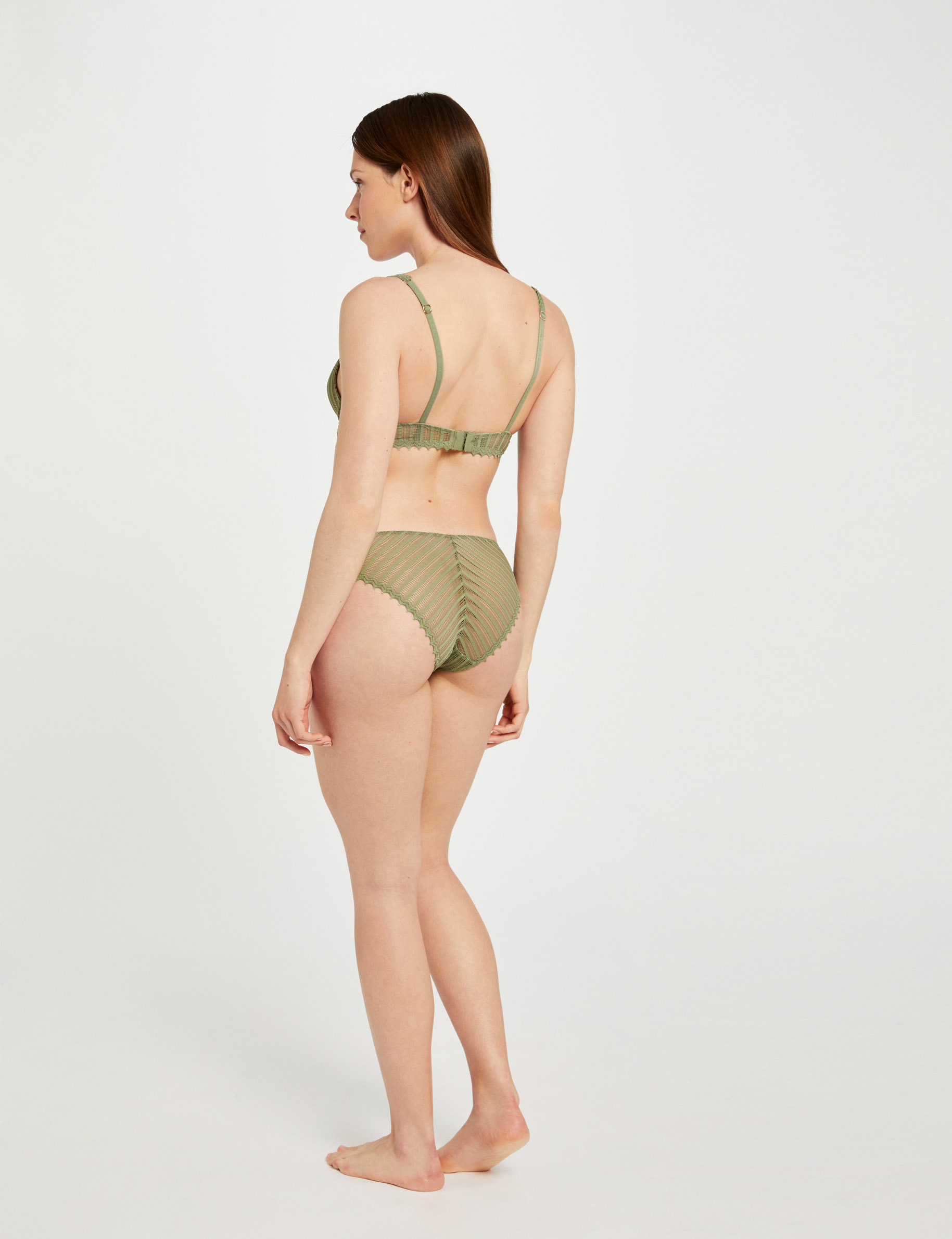 sujetador suave verde caqui mujer Sujetador suave verde caqui mujer