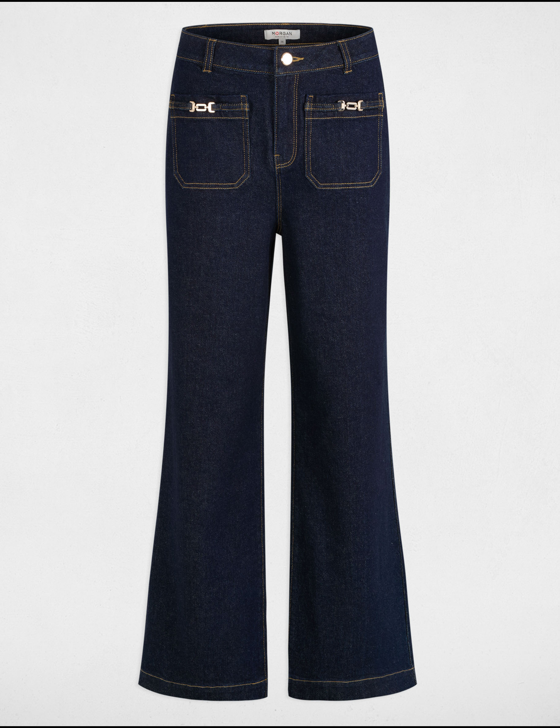 vaquero pernera ancha denim crudo mujer Vaquero pernera ancha denim crudo mujer