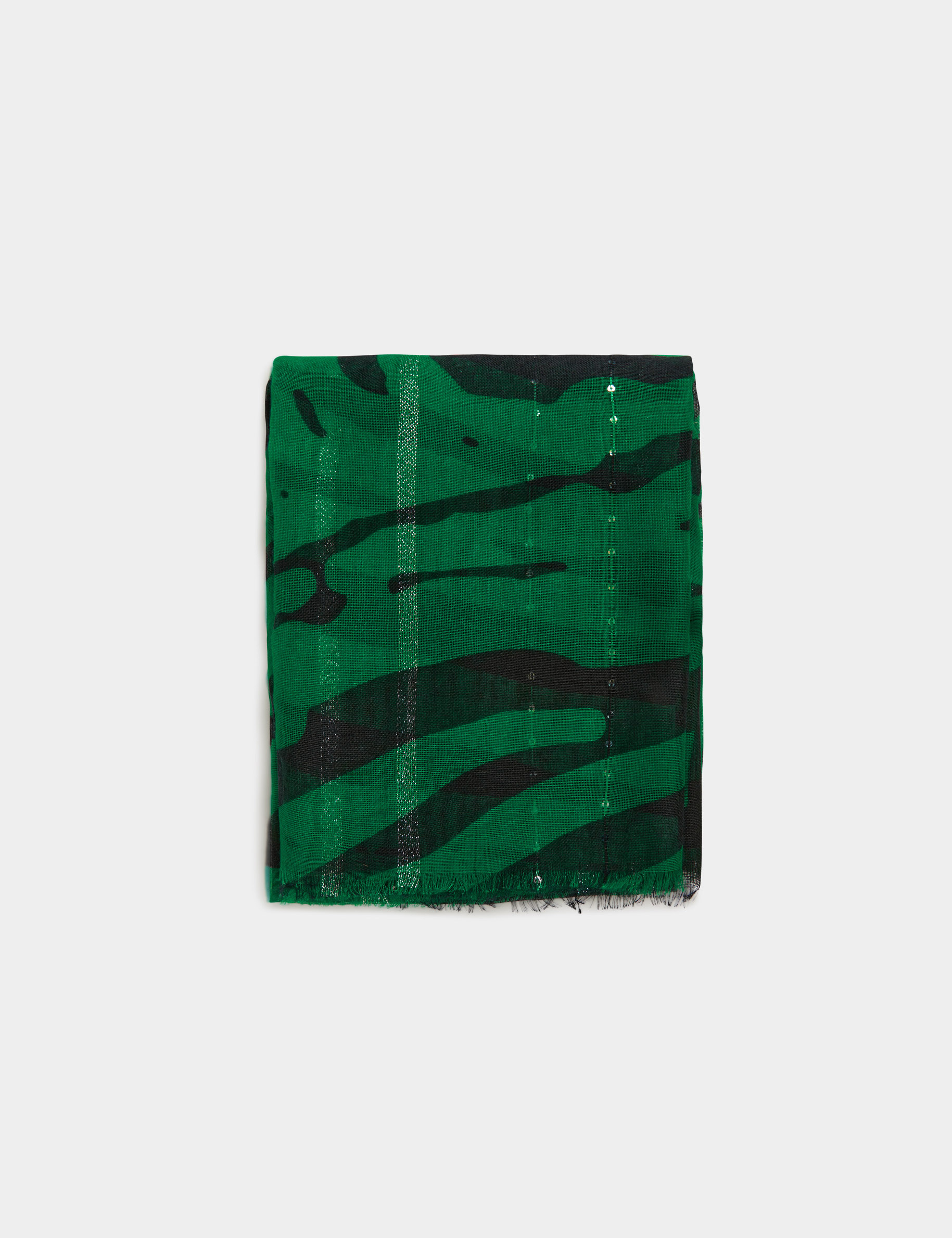fular estampado de cebra verde mujer Fular estampado de cebra verde mujer