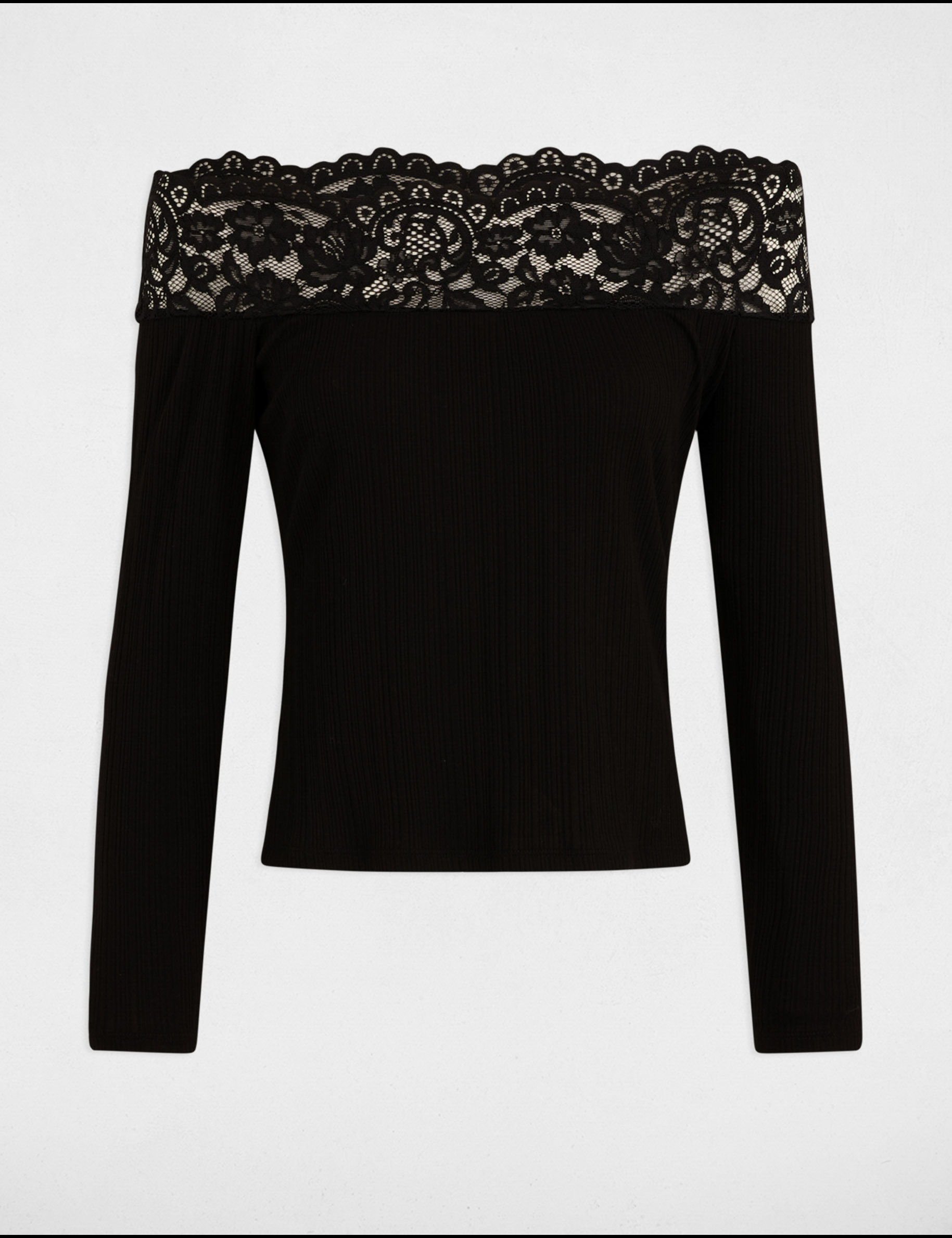camiseta manga larga negro mujer Camiseta manga larga negro mujer