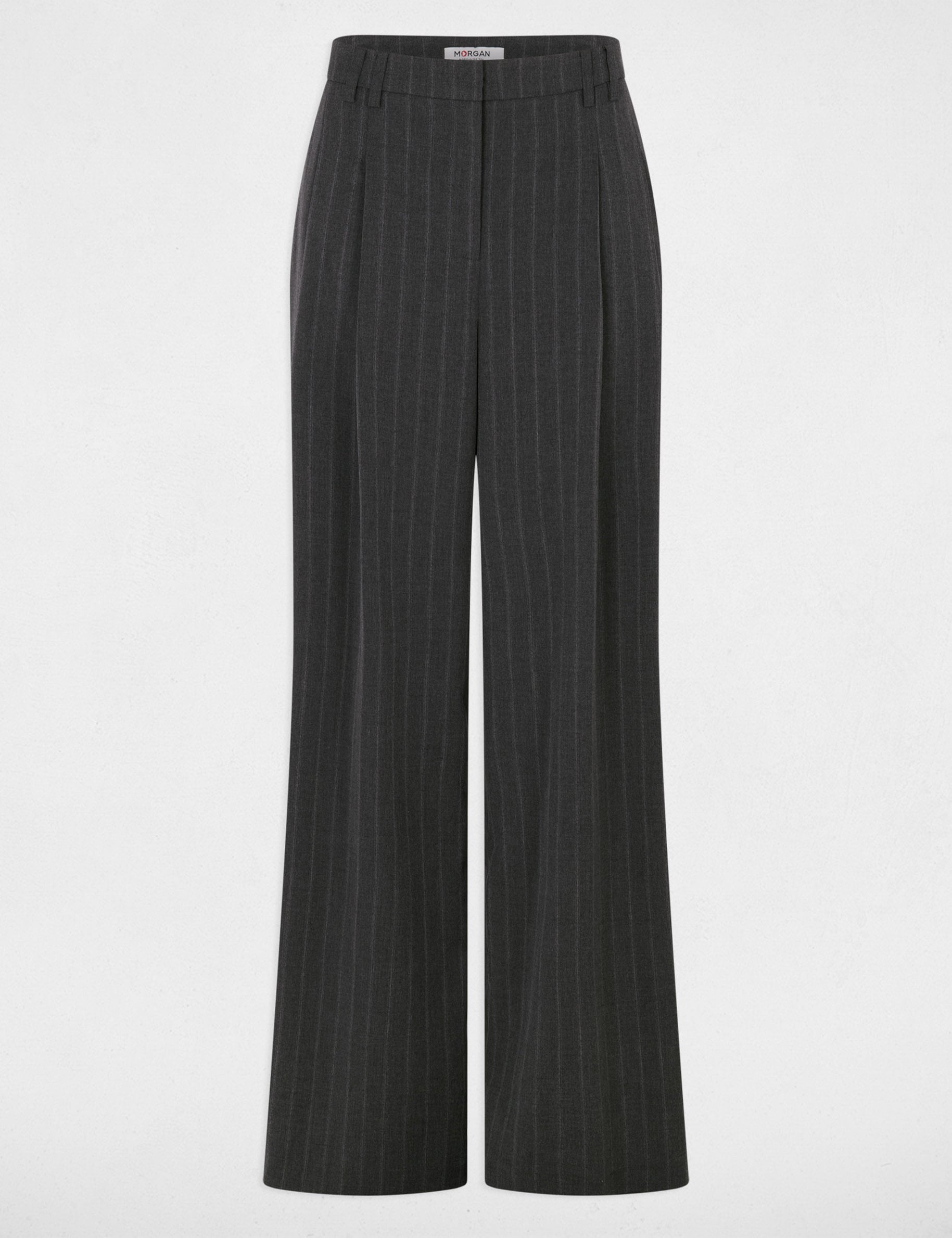 Pantal&oacute;n ancho de tiro alto mujer