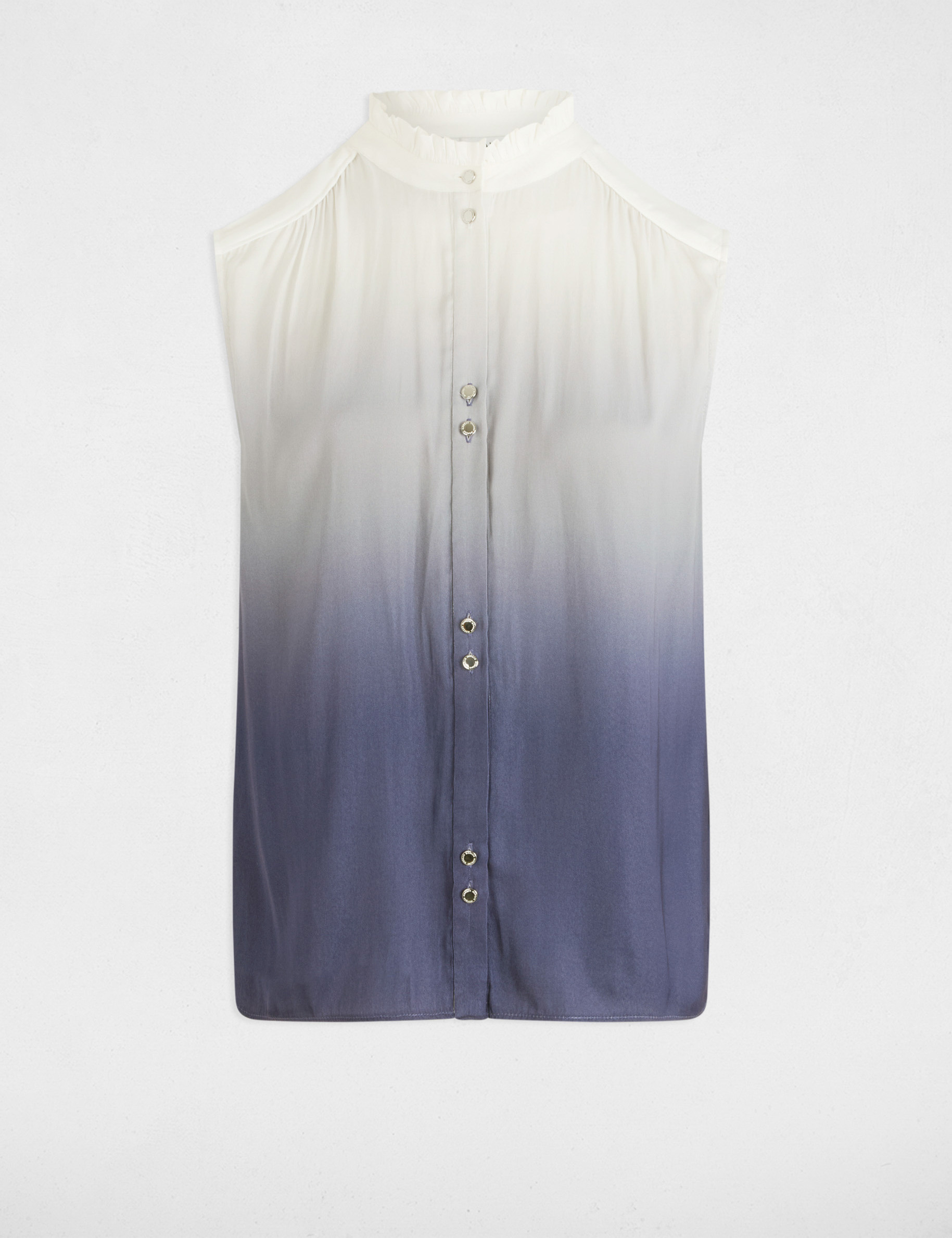 Camisa sin mangas multicolor mujer