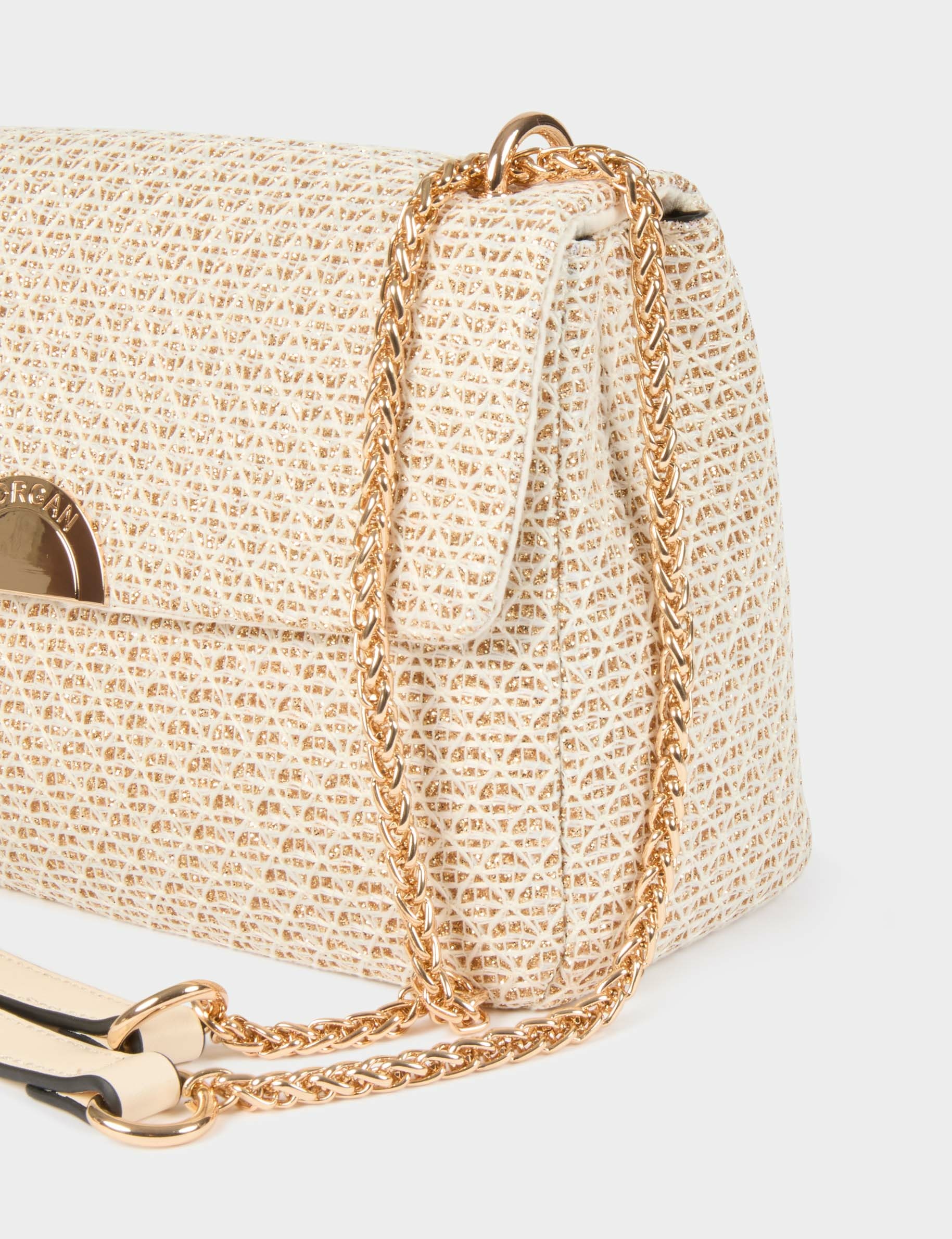 bolso con lentejuelas amarillo oro mujer Bolso con lentejuelas amarillo oro mujer
