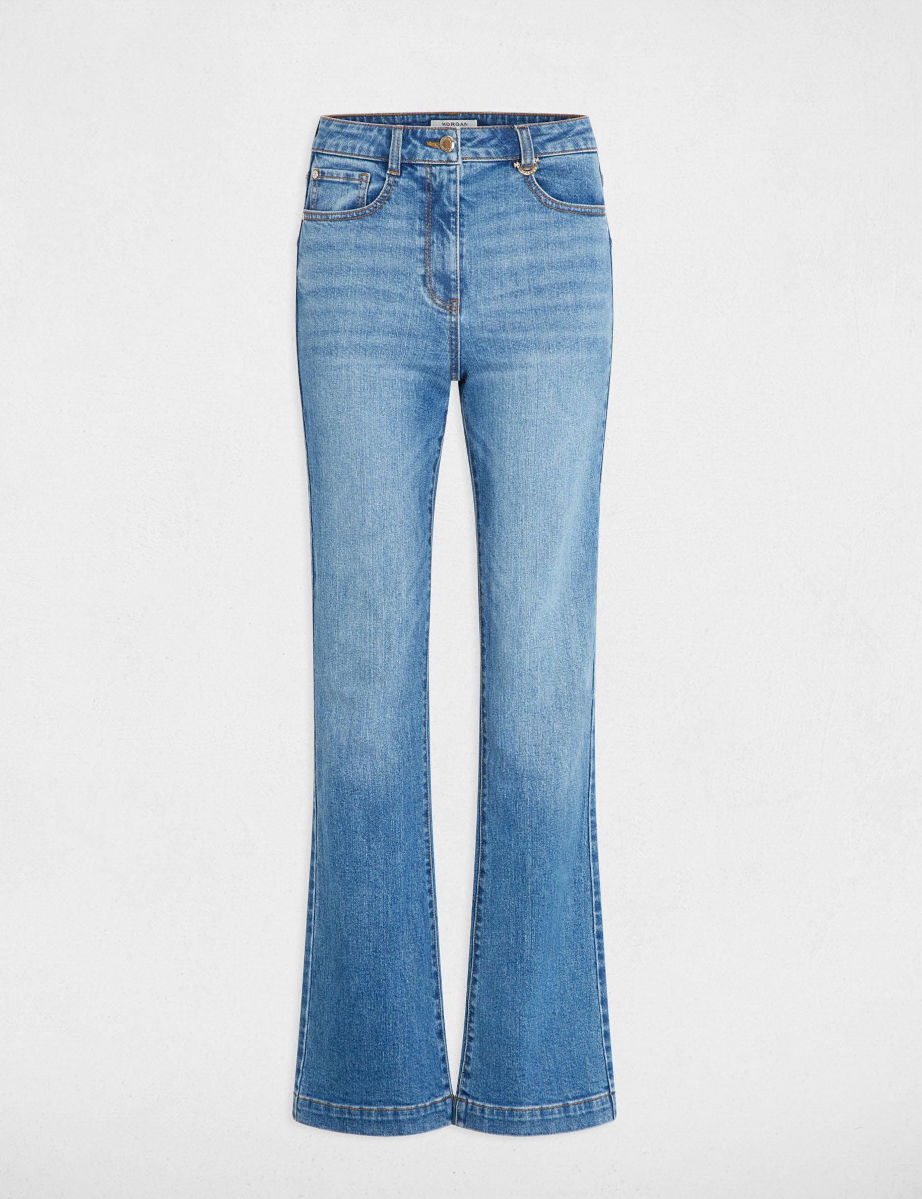 Vaqueros bootcut denim stone mujer