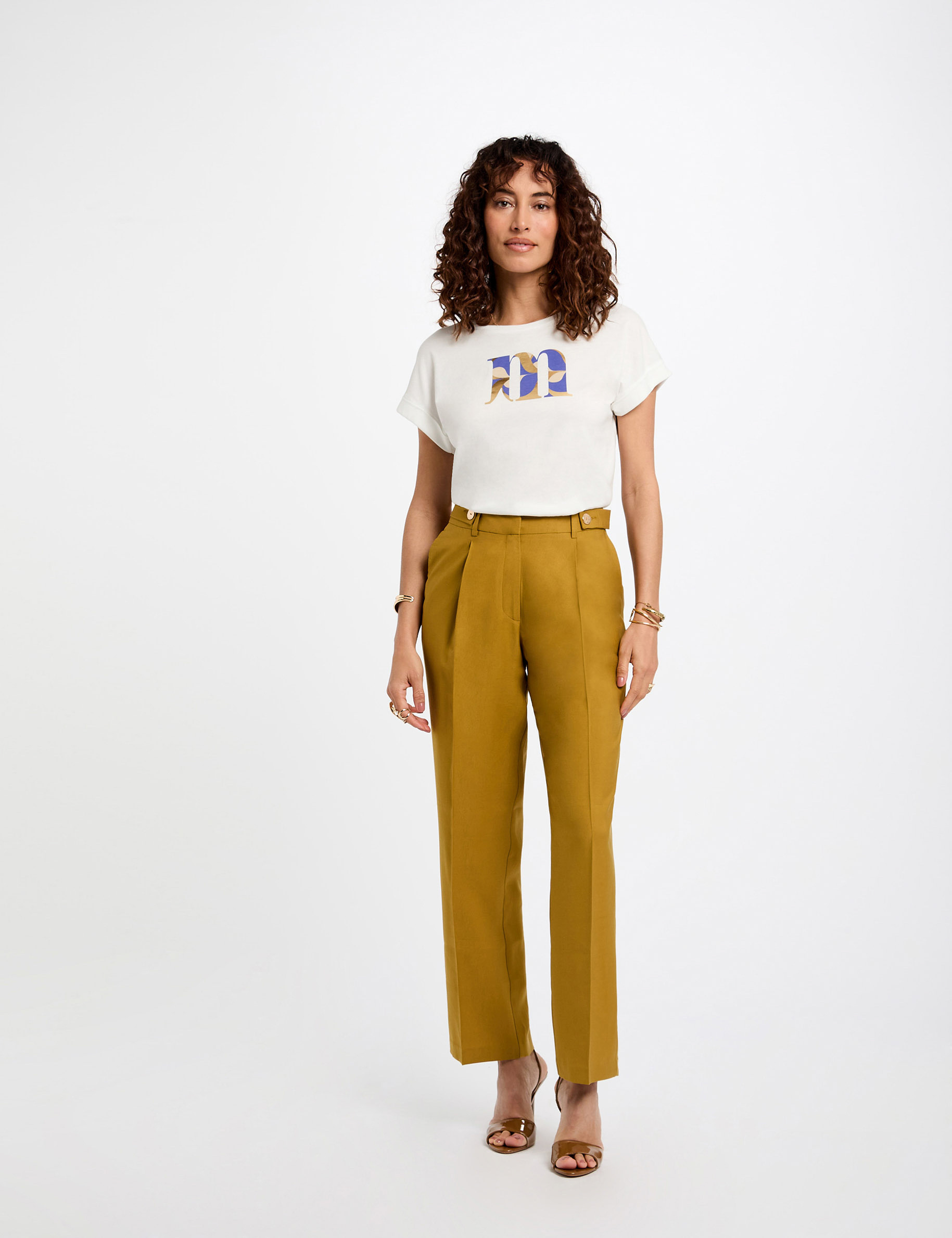 camiseta con mensaje blanco mujer Camiseta con mensaje blanco mujer