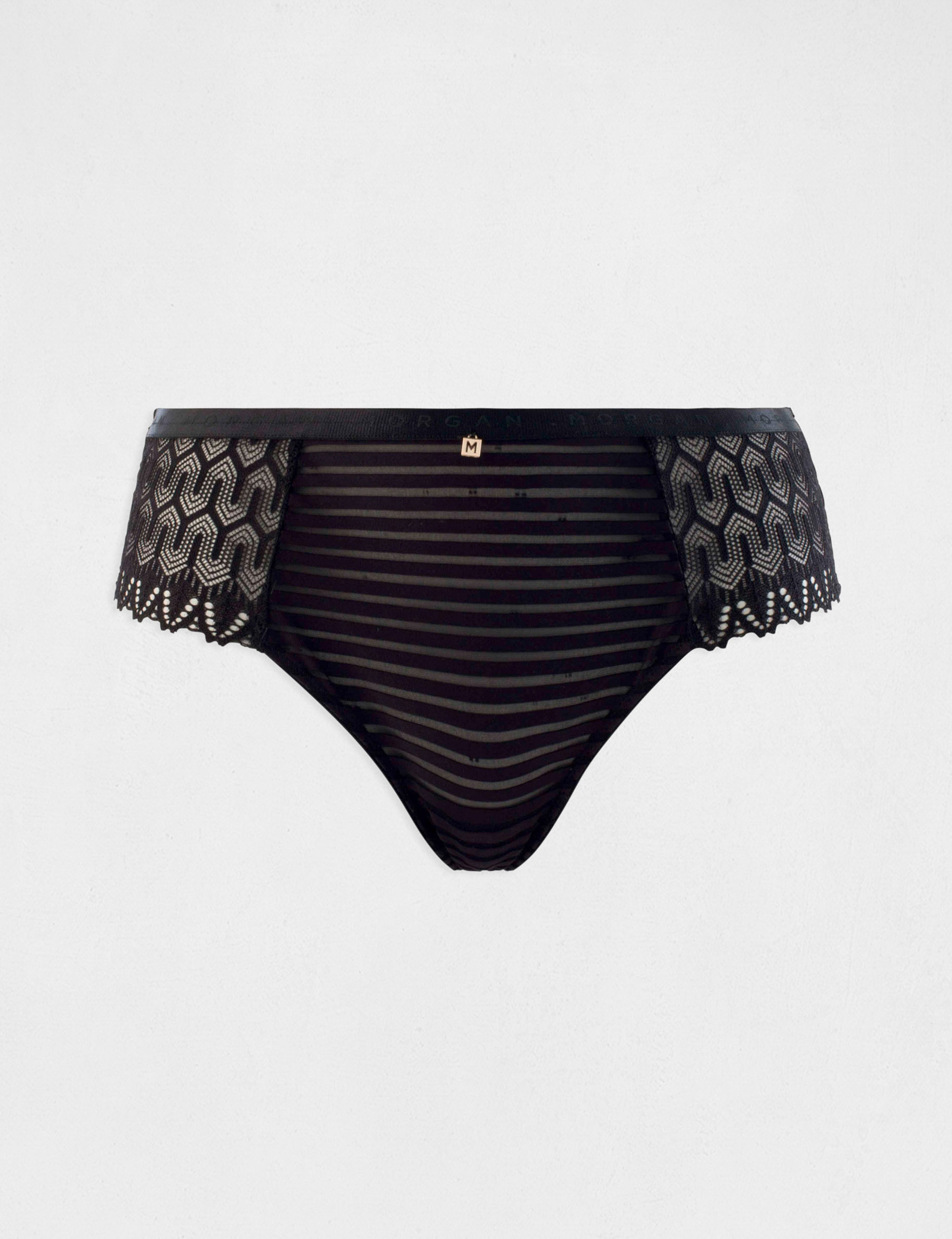 shorty de encaje negro mujer Shorty de encaje negro mujer